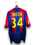 2002 - 03 FC Barcelona Home Shirt Iniesta 34 - 9/10 - (XL) - Eternal Pitch