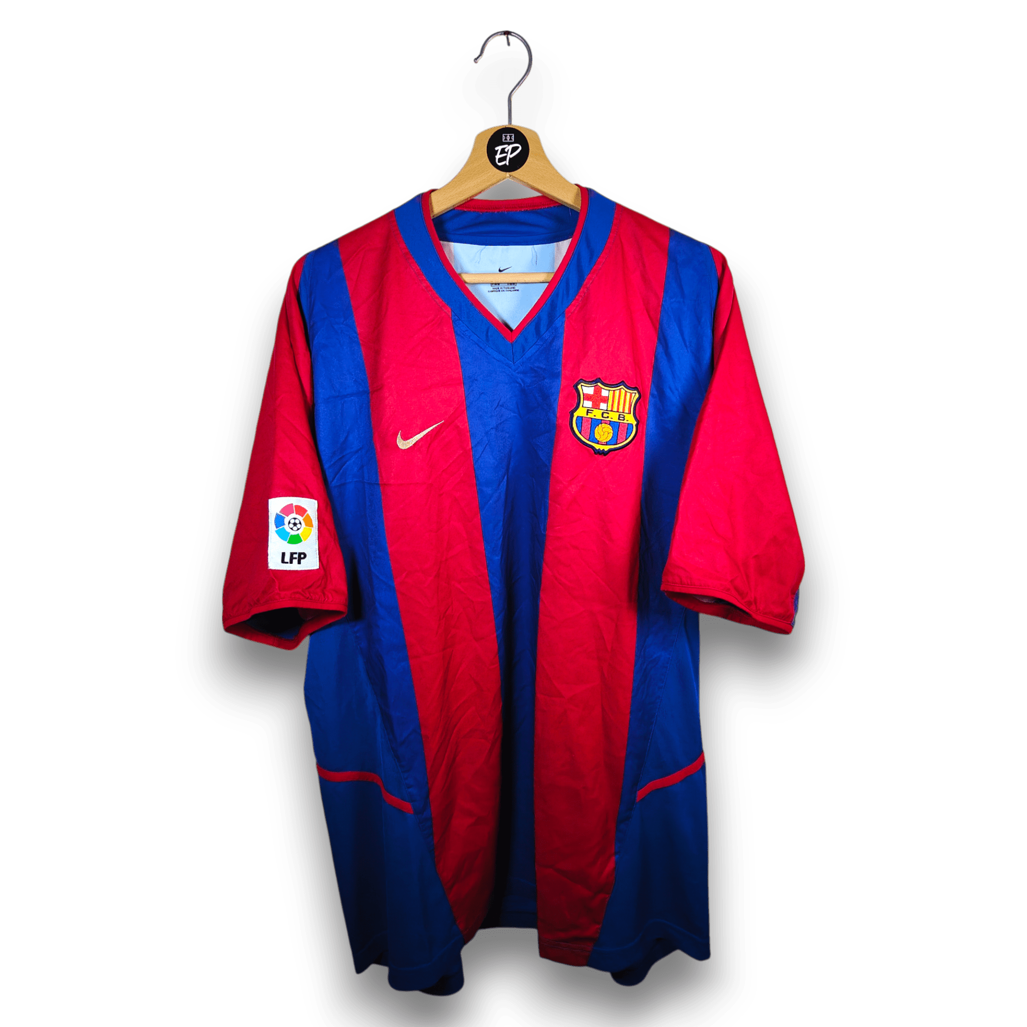 2002 - 03 FC Barcelona Home Shirt Iniesta 34 - 9/10 - (XL) - Eternal Pitch