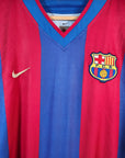 2002 - 03 FC Barcelona Home Shirt Iniesta 34 (L) - Eternal Pitch