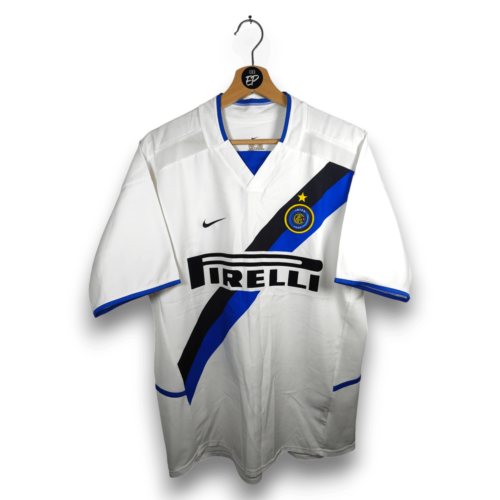 2002 - 03 Inter Milan Away Shirt Vieri 32 - 9/10 - (M) - Eternal Pitch