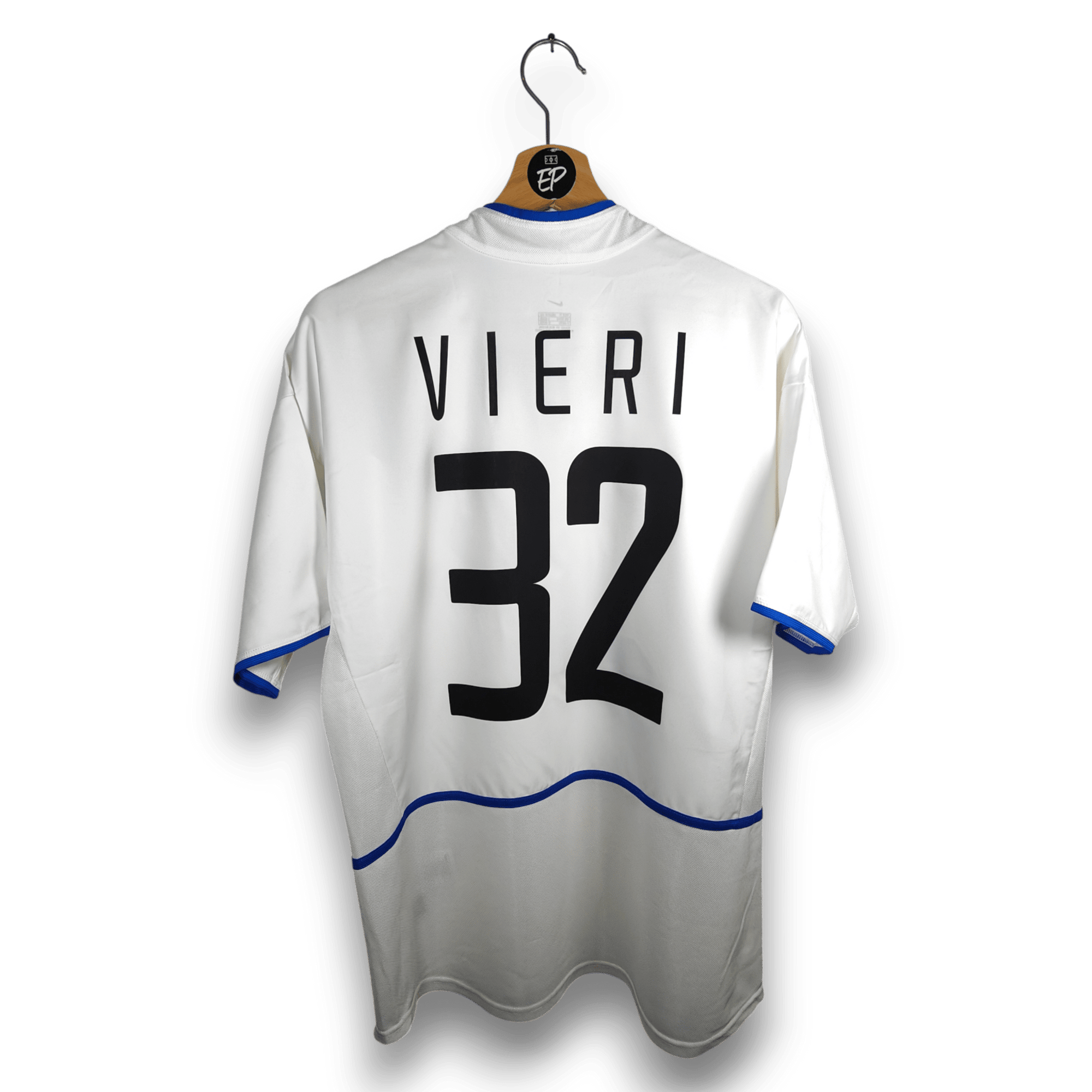 2002 - 03 Inter Milan Away Shirt Vieri 32 - 9/10 - (M) - Eternal Pitch