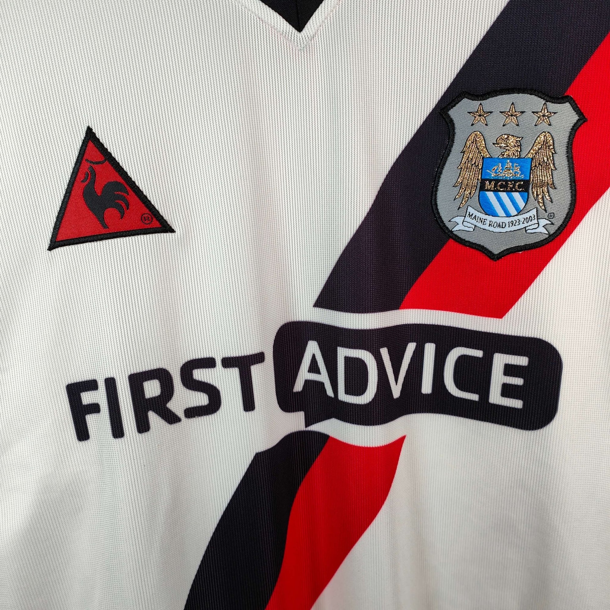 2002 - 03 Manchester City Away Shirt Anelka 39 - 9.5/10 - (L) - Eternal Pitch