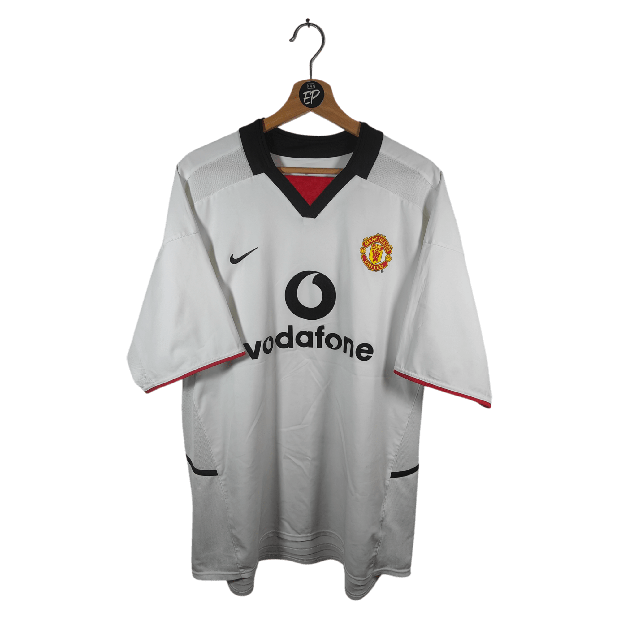 2002 - 03 Manchester United Away Shirt Beckham 7 - 9/10 - (XL) - Eternal Pitch