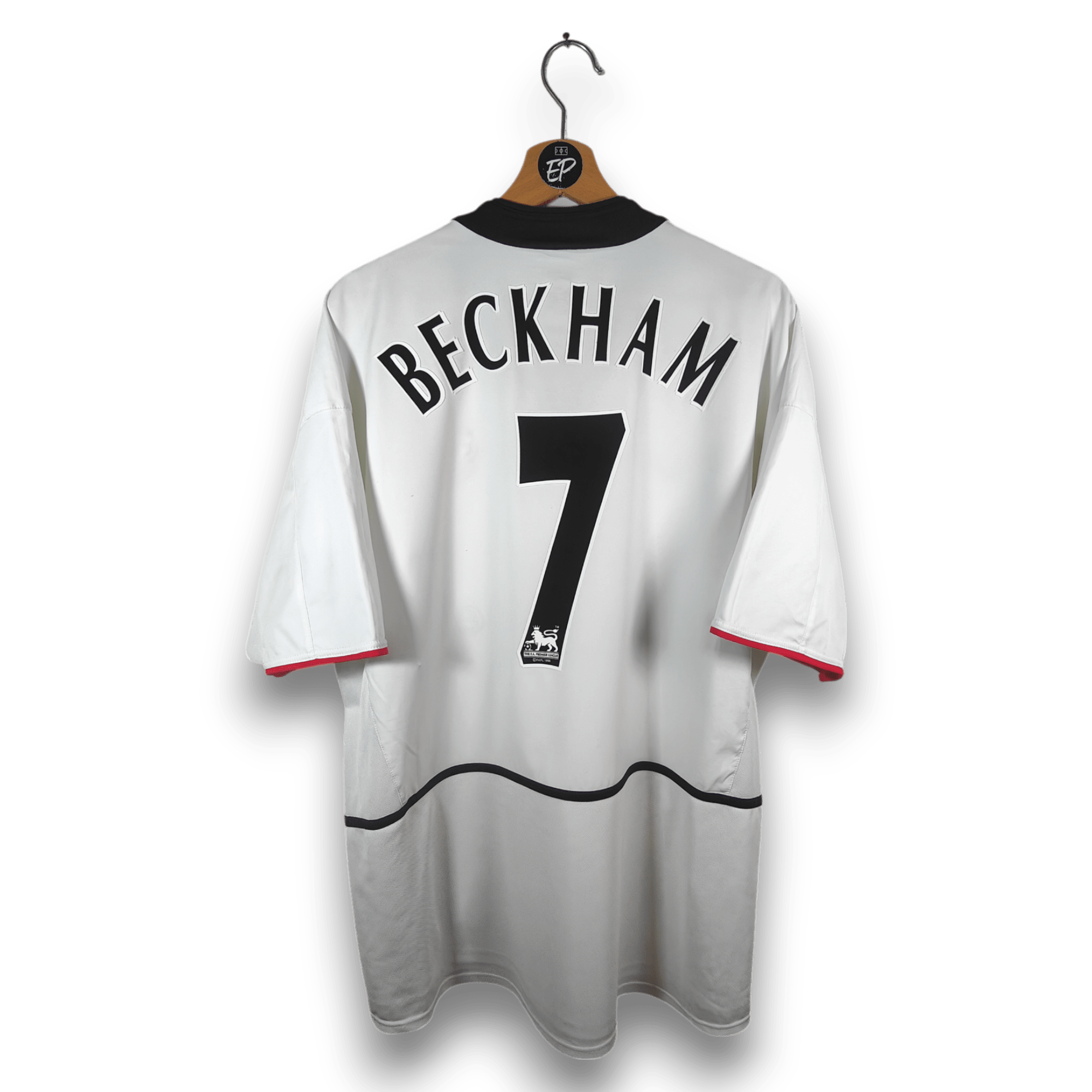 2002 - 03 Manchester United Away Shirt Beckham 7 - 9/10 - (XL) - Eternal Pitch