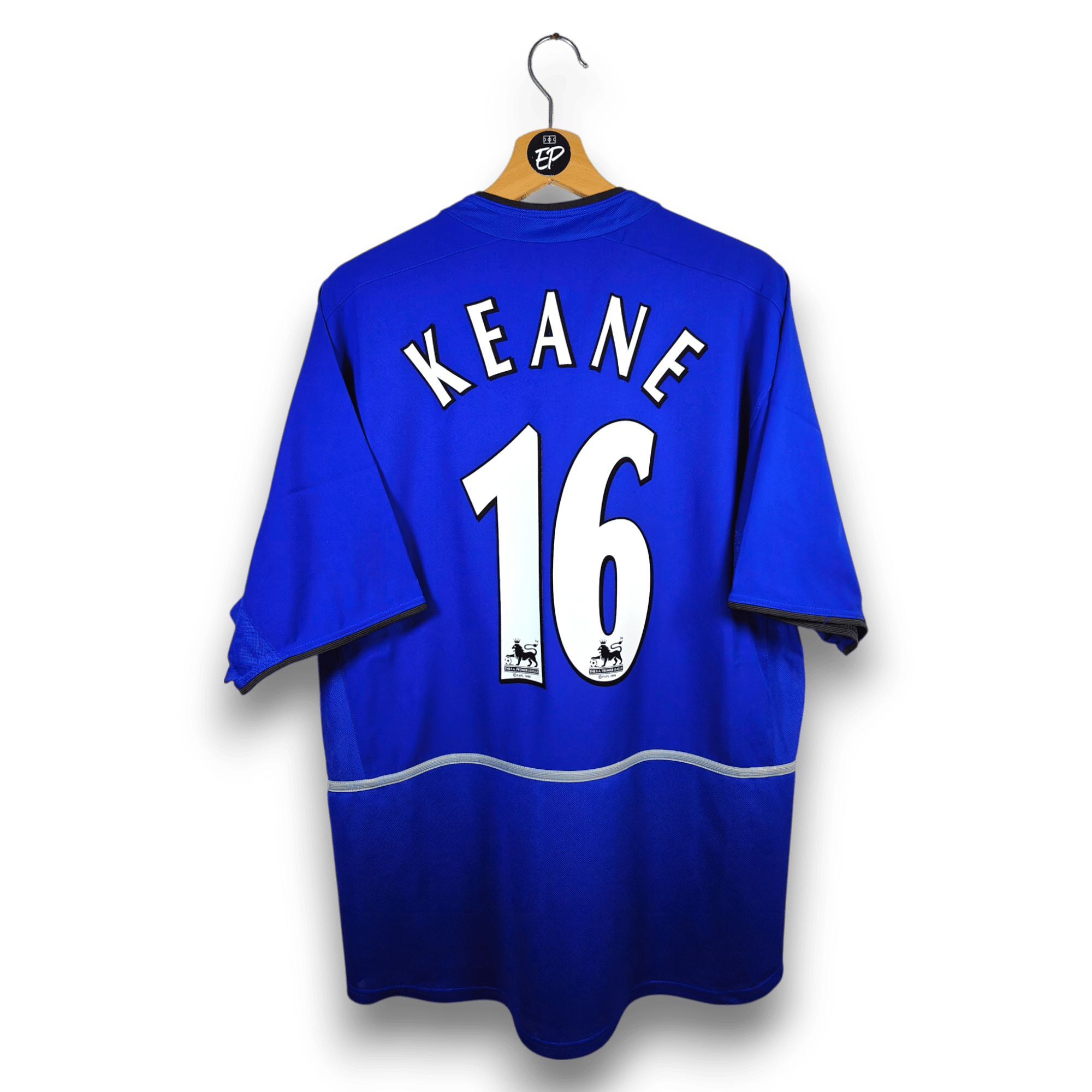 2002 - 03 Manchester United Third Shirt Keane 16 - 9/10 - (L) - Eternal Pitch