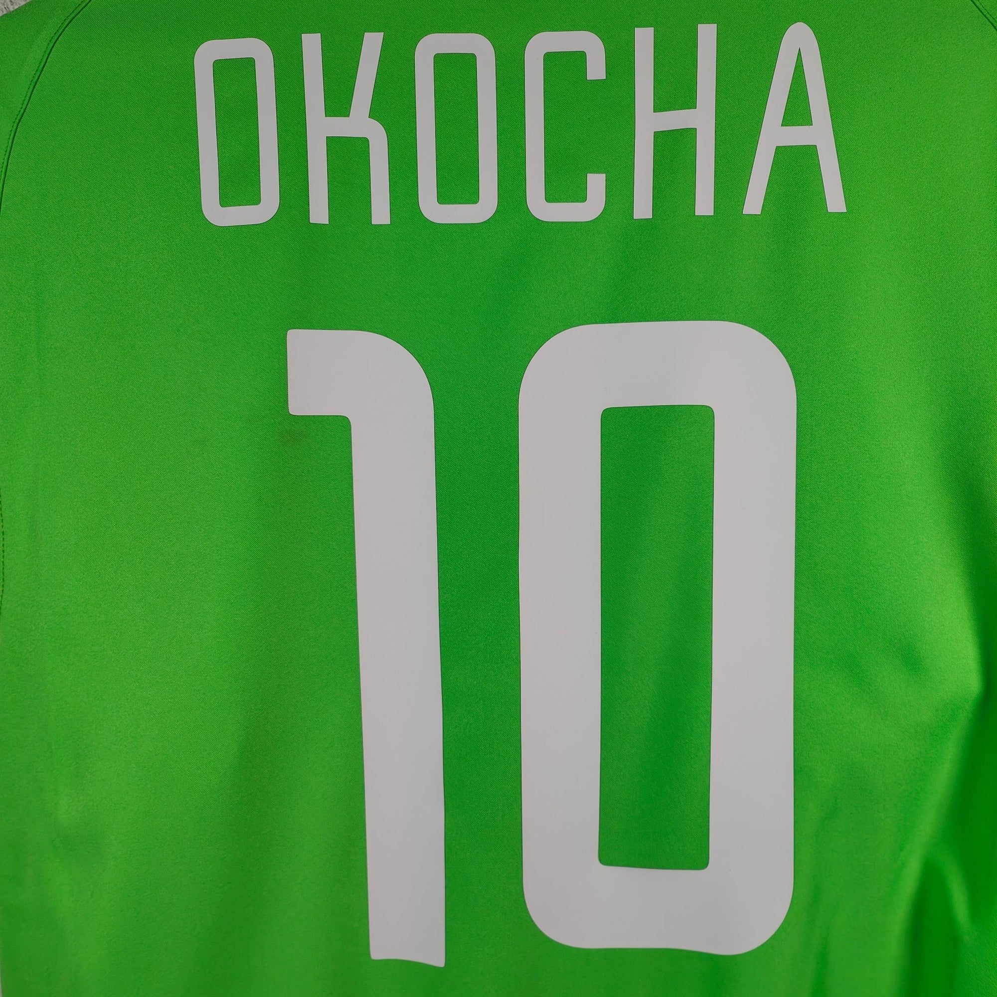 2002 - 03 Nigeria Home Shirt Okocha 10 - 9/10 - (M) - Eternal Pitch