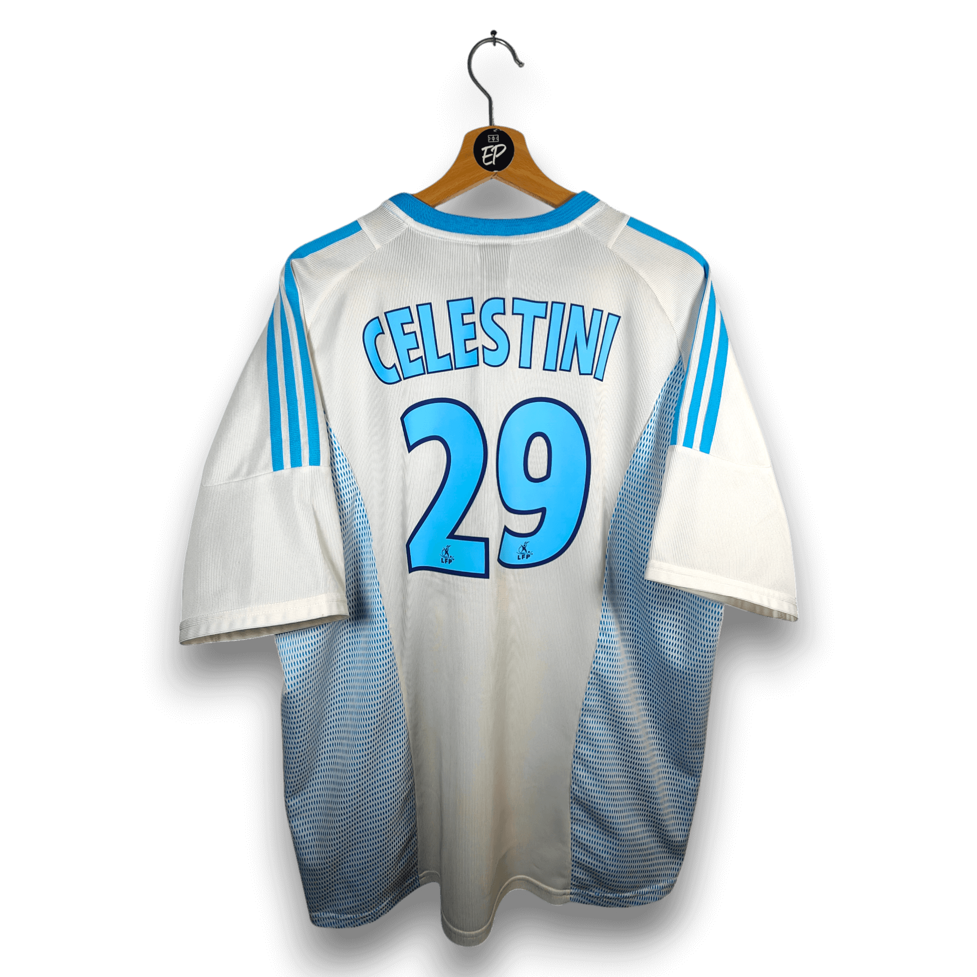 2002 - 03 Olympique Marseille Home Shirt Celestini 29 - 9/10 - (XL) - Eternal Pitch
