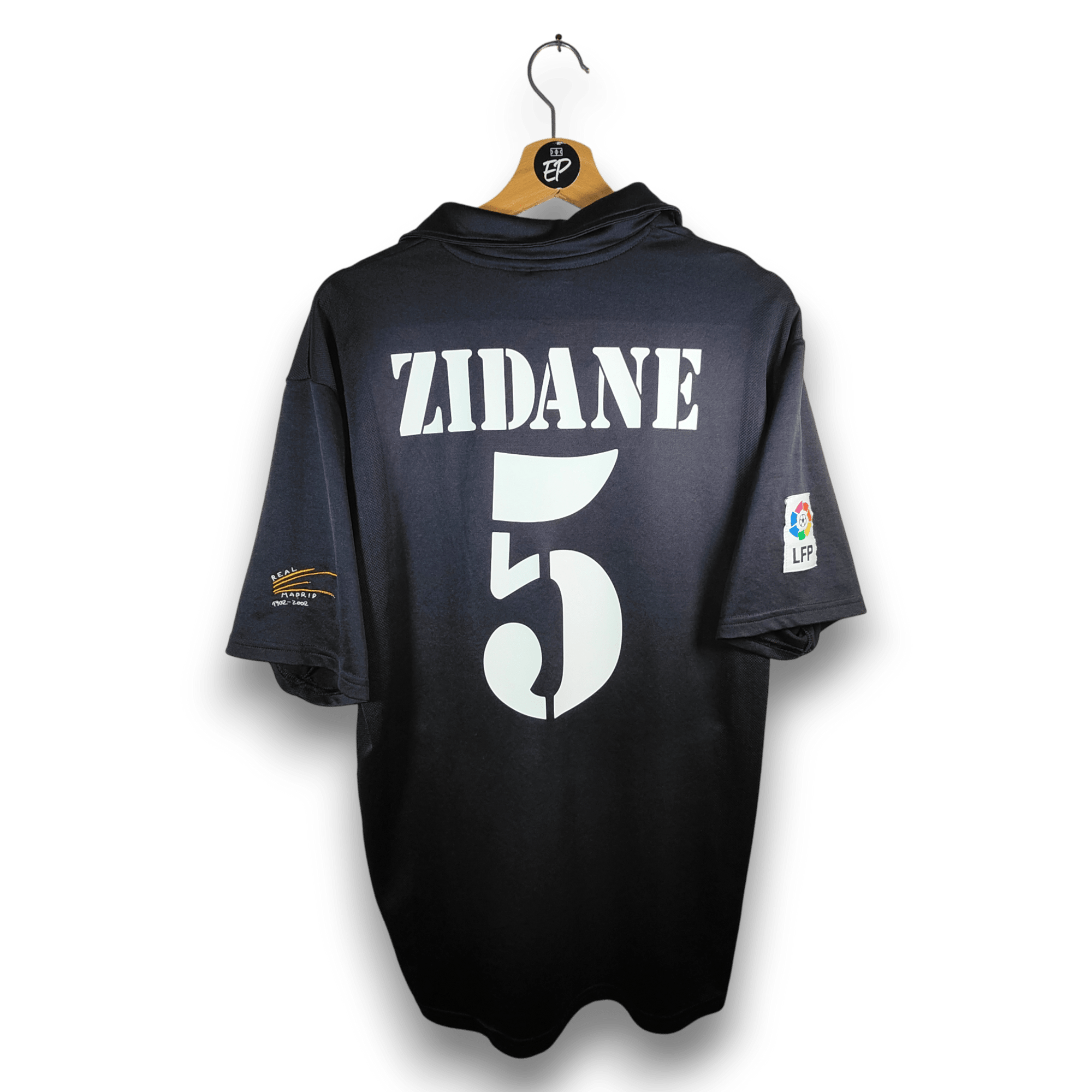2002 - 03 Real Madrid Away Shirt Zidane 5 - 8.5/10 - (L) - Eternal Pitch
