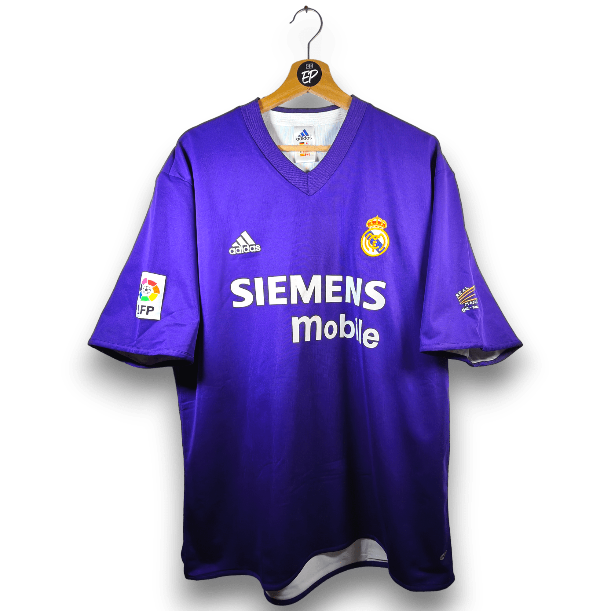 2002 - 03 Real Madrid Centenary Third Shirt Zidane 5 - 8.5/10 - (XL) - Eternal Pitch