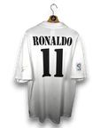 2002 - 03 Real Madrid Home Shirt Ronaldo 11 - 8/10 - (XL) - Eternal Pitch