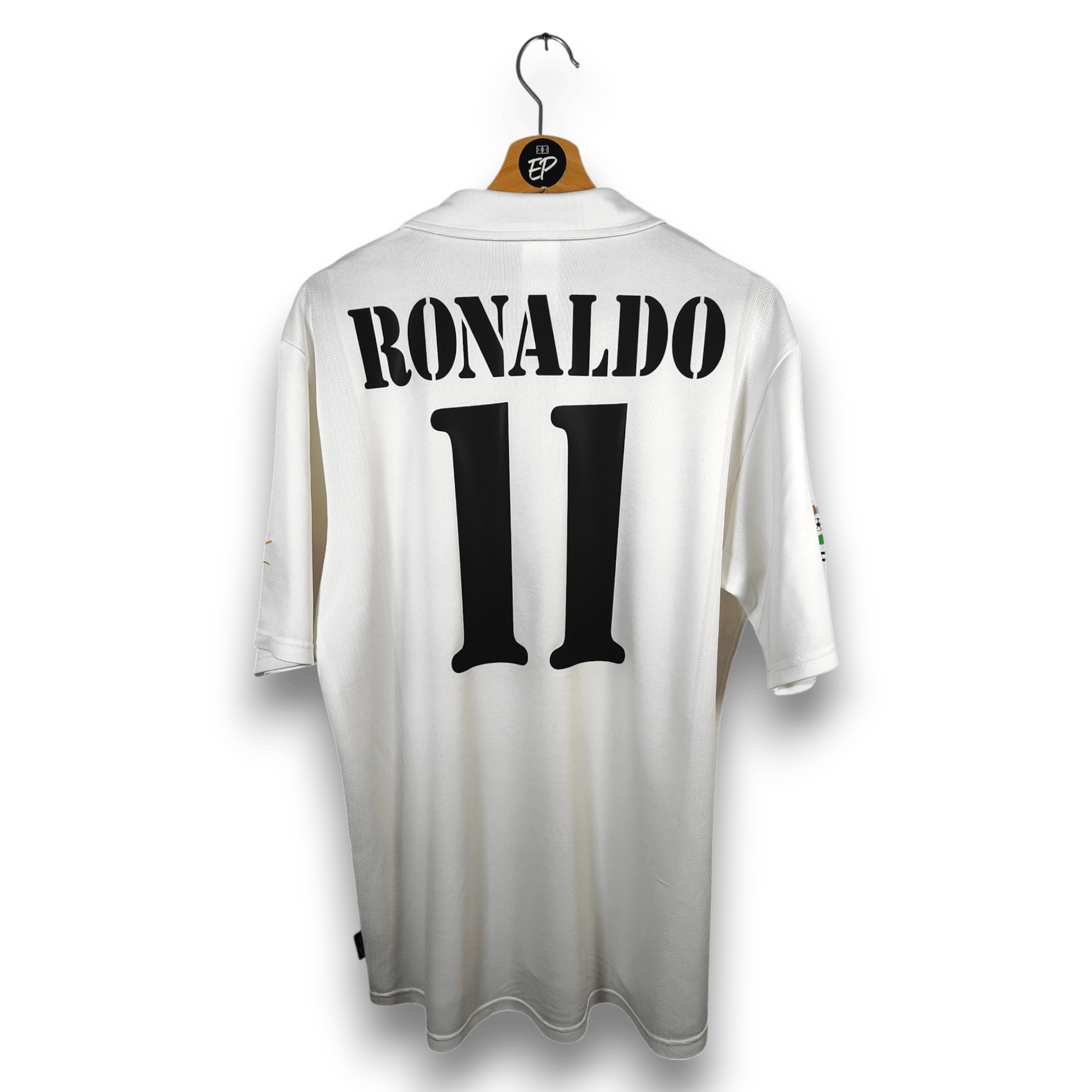 2002 - 03 Real Madrid Home Shirt Ronaldo 11 - 8.5/10 - (M) - Eternal Pitch