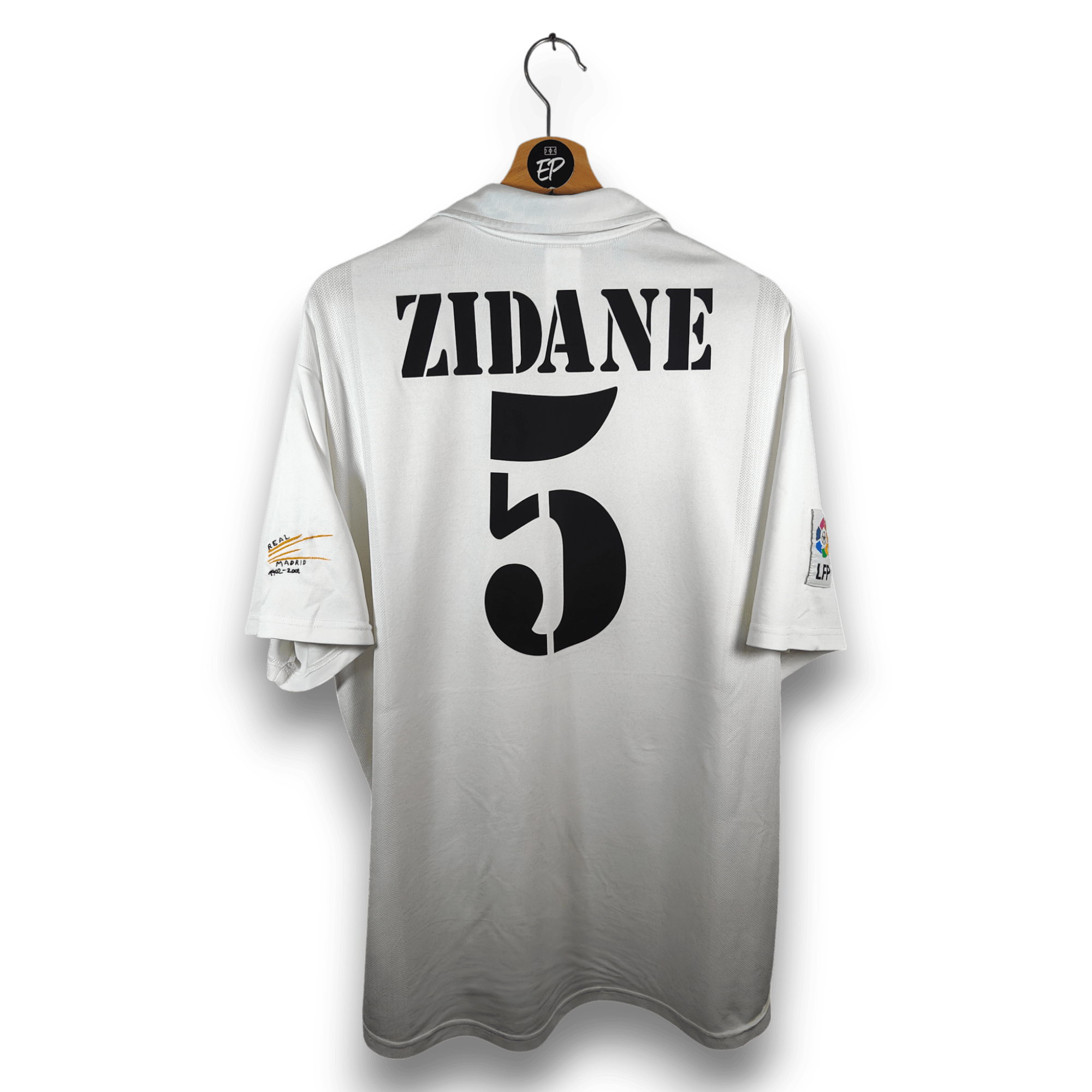 2002 - 03 Real Madrid Home Shirt Zidane 5 - 9/10 - (XL) - Eternal Pitch