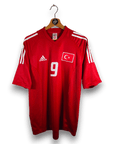 2002 - 03 Turkey Home Shirt Hakan Sukur 9 - 9.5/10 - (L) - Eternal Pitch