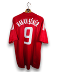2002 - 03 Turkey Home Shirt Hakan Sukur 9 - 9.5/10 - (L) - Eternal Pitch