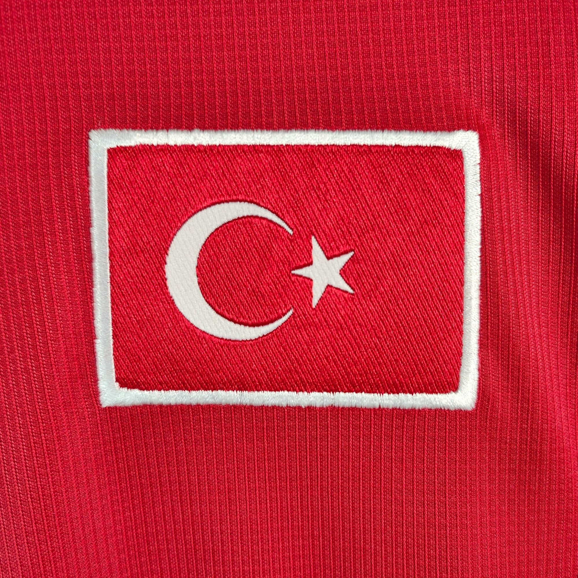 2002 - 03 Turkey Home Shirt Hakan Sukur 9 - 9.5/10 - (L) - Eternal Pitch