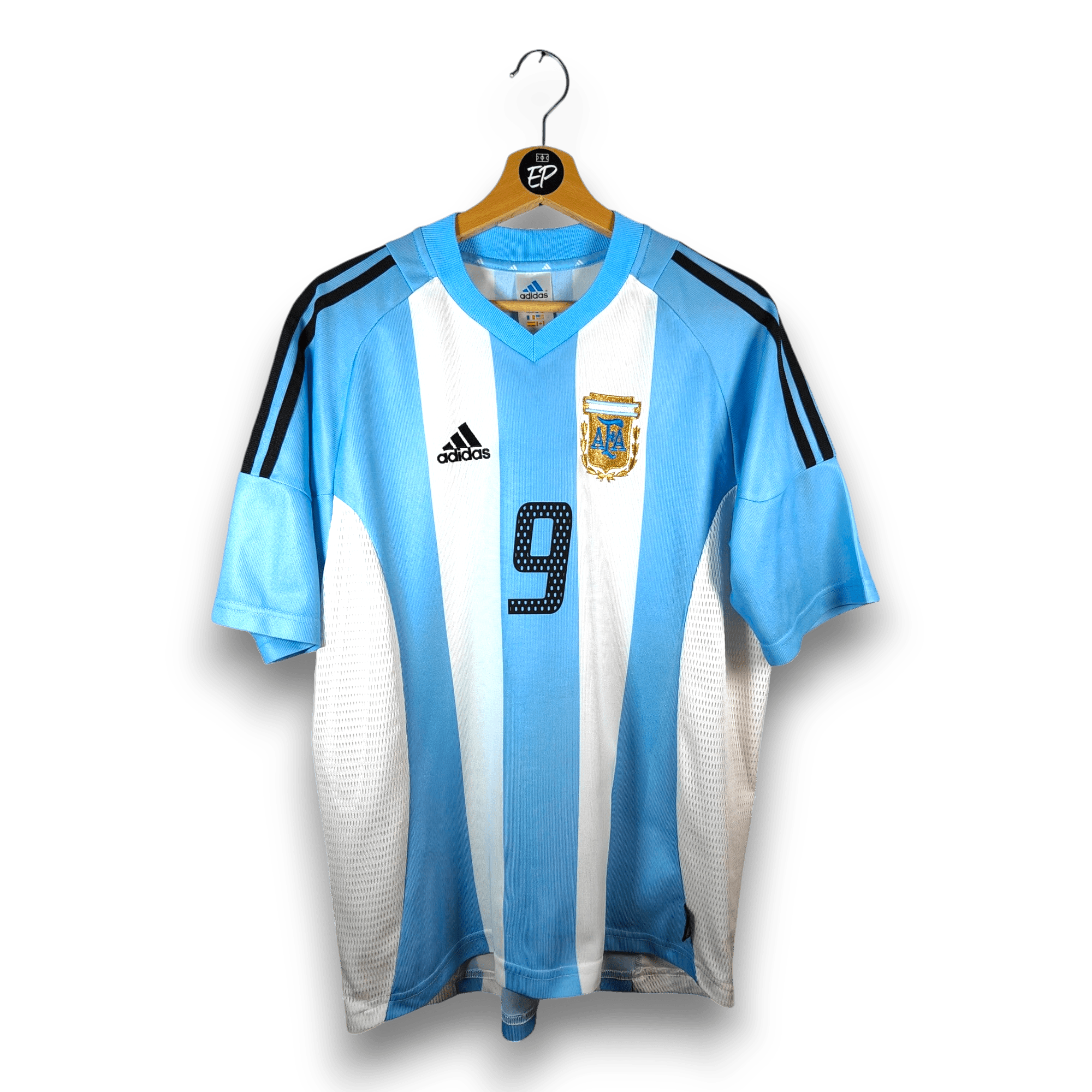 2002 - 04 Argentina Home Shirt Batistuta 9 (M) - Eternal Pitch
