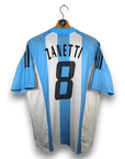 2002 - 04 Argentina Home Shirt Zanetti 8 - 9.5/10 - (M) - Eternal Pitch