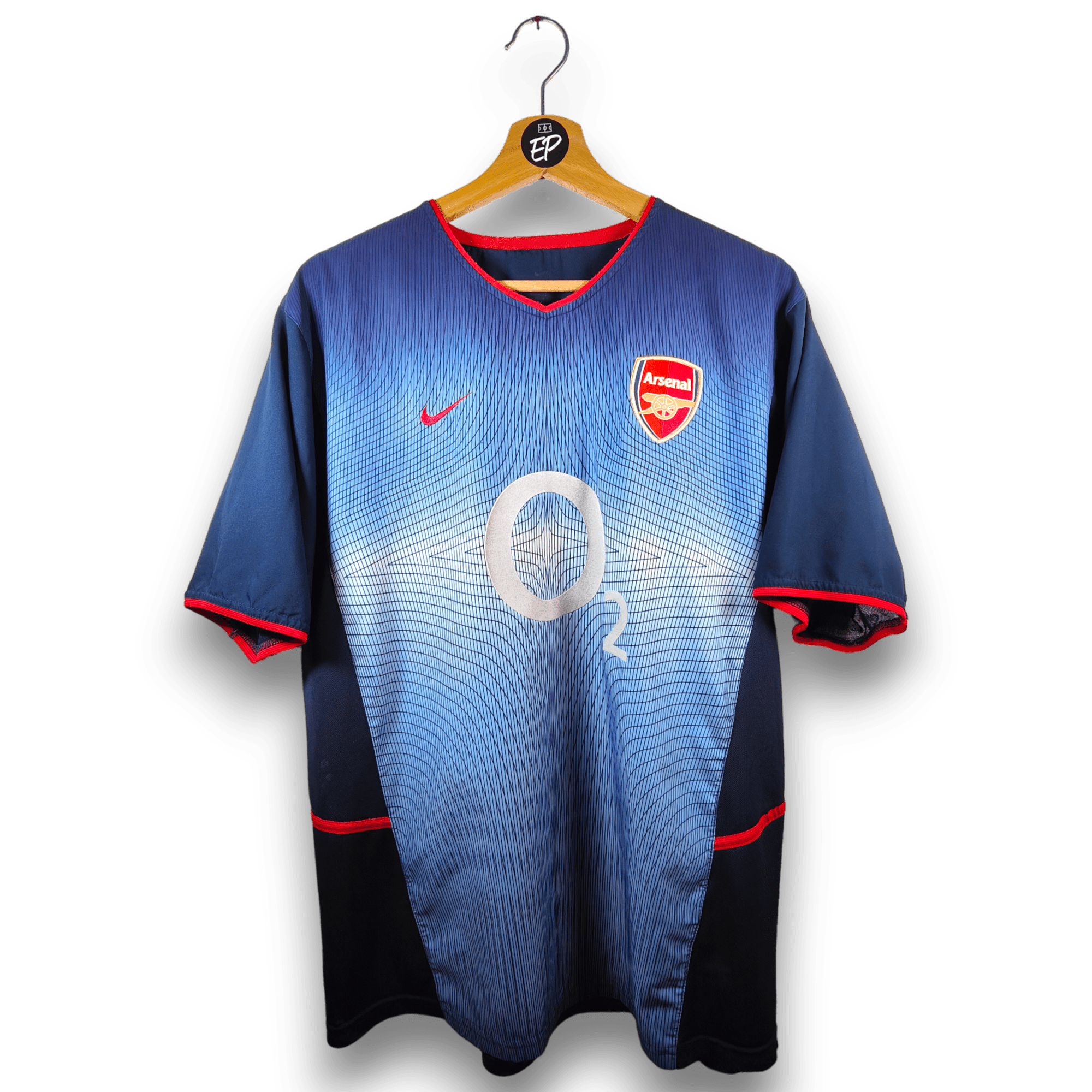 2002 - 04 Arsenal Away Shirt Bergkamp 10 (L) - Eternal Pitch