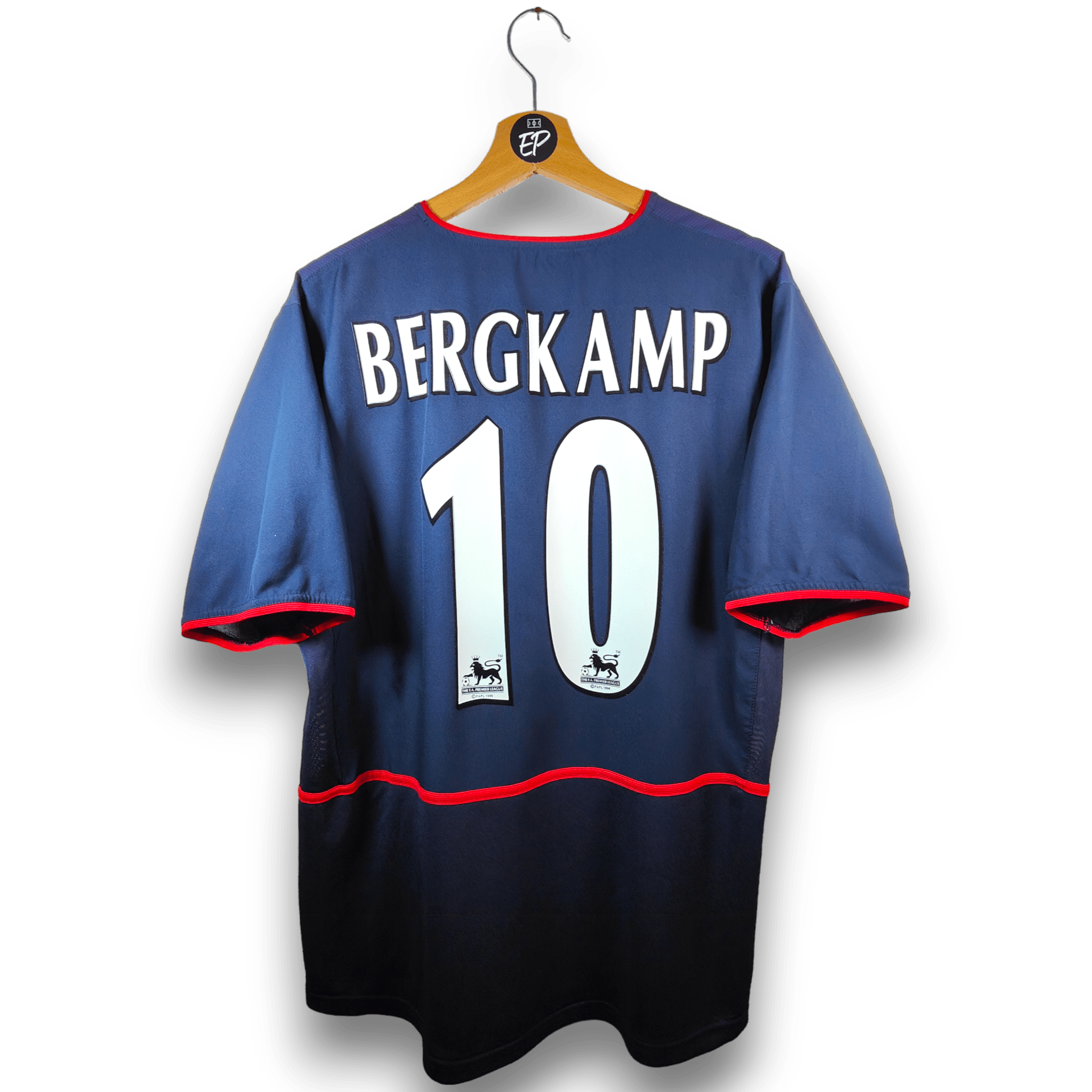 2002 - 04 Arsenal Away Shirt Bergkamp 10 (L) - Eternal Pitch