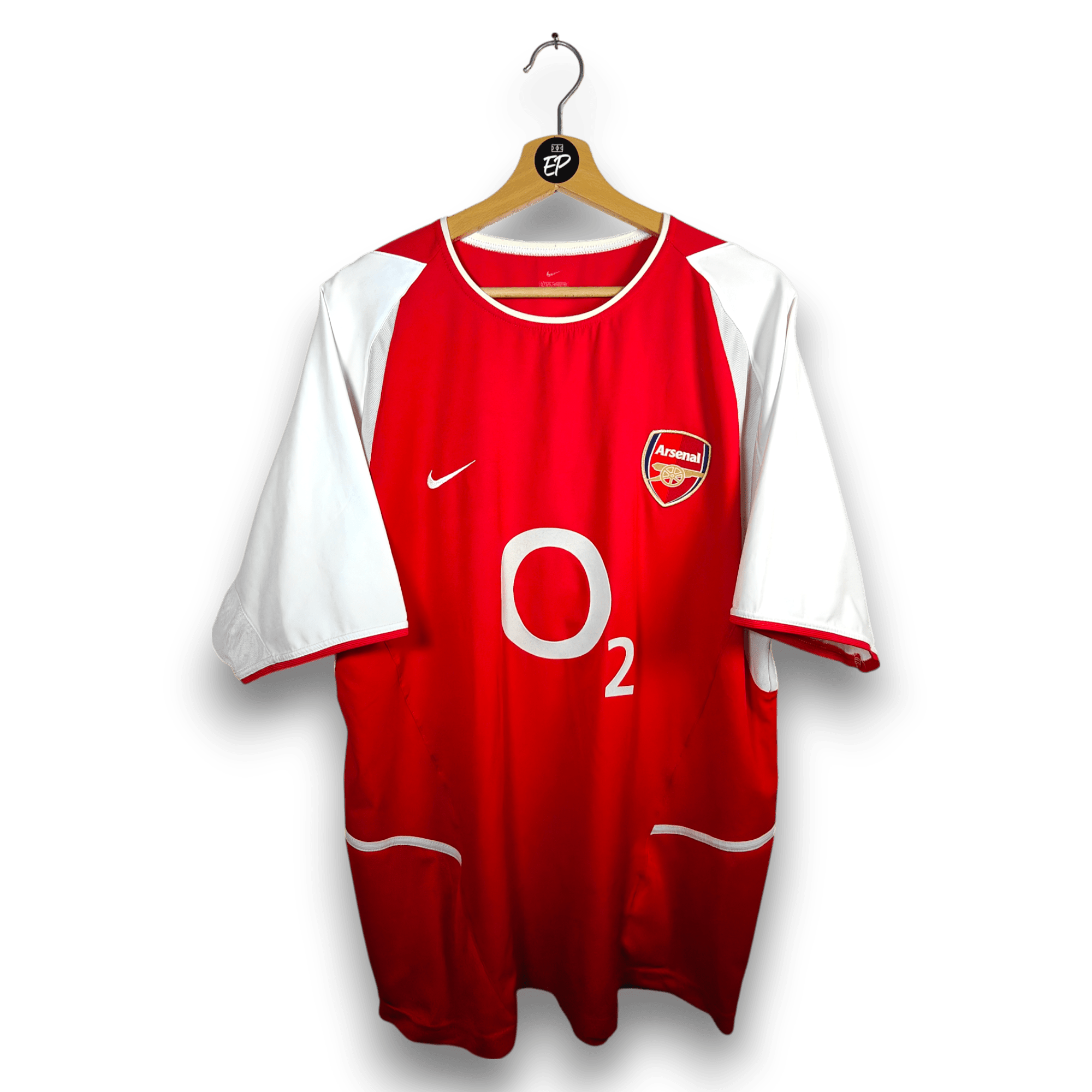 2002 - 04 Arsenal Home Shirt Bergkamp 10 - 9/10 - (XL) - Eternal Pitch