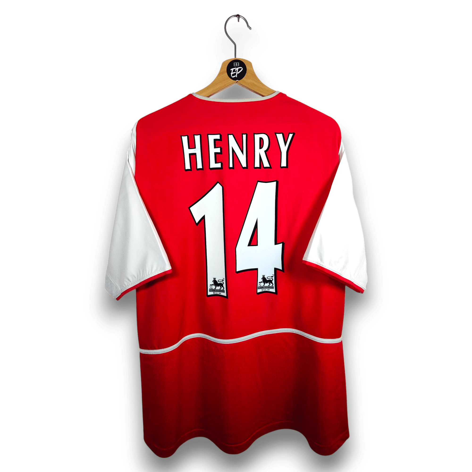 2002 - 04 Arsenal Home Shirt Henry 14 - 9/10 - (XL) - Eternal Pitch