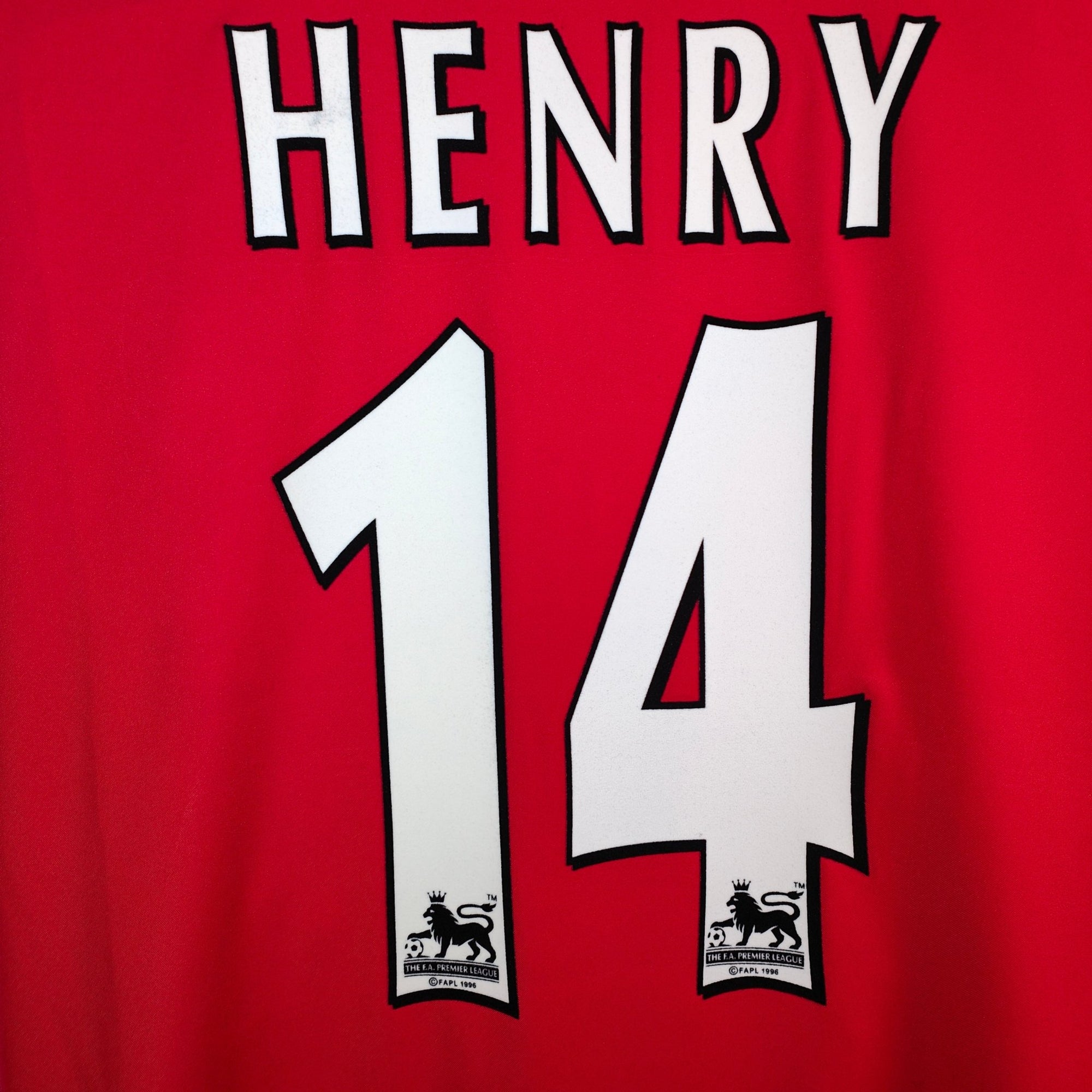 2002 - 04 Arsenal Home Shirt Henry 14 - 9/10 - (XL) - Eternal Pitch