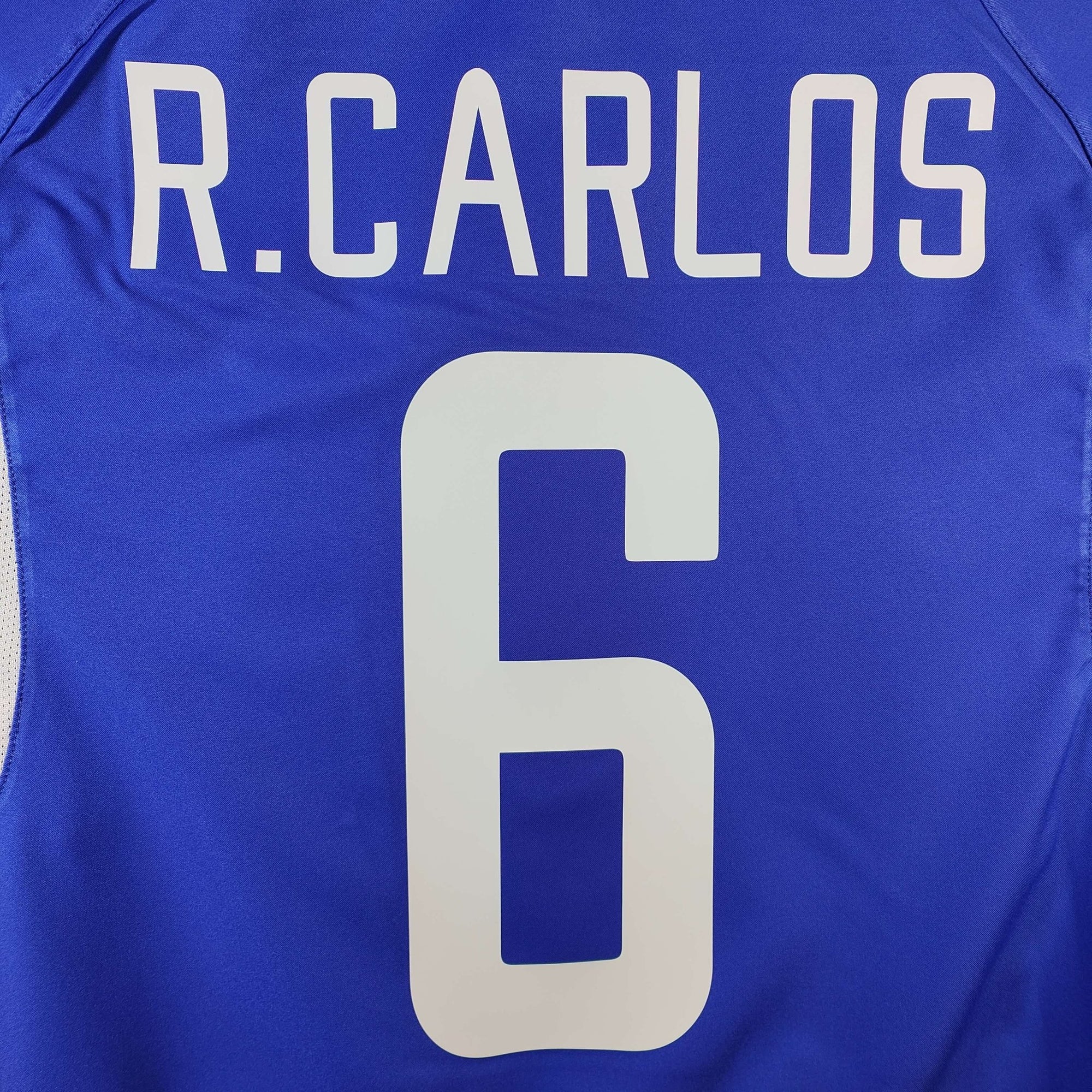 2002 - 04 Brazil Away Shirt Roberto Carlos 6 - 9.5/10 - (M) - Eternal Pitch