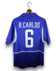 2002 - 04 Brazil Away Shirt Roberto Carlos 6 - 9.5/10 - (M) - Eternal Pitch