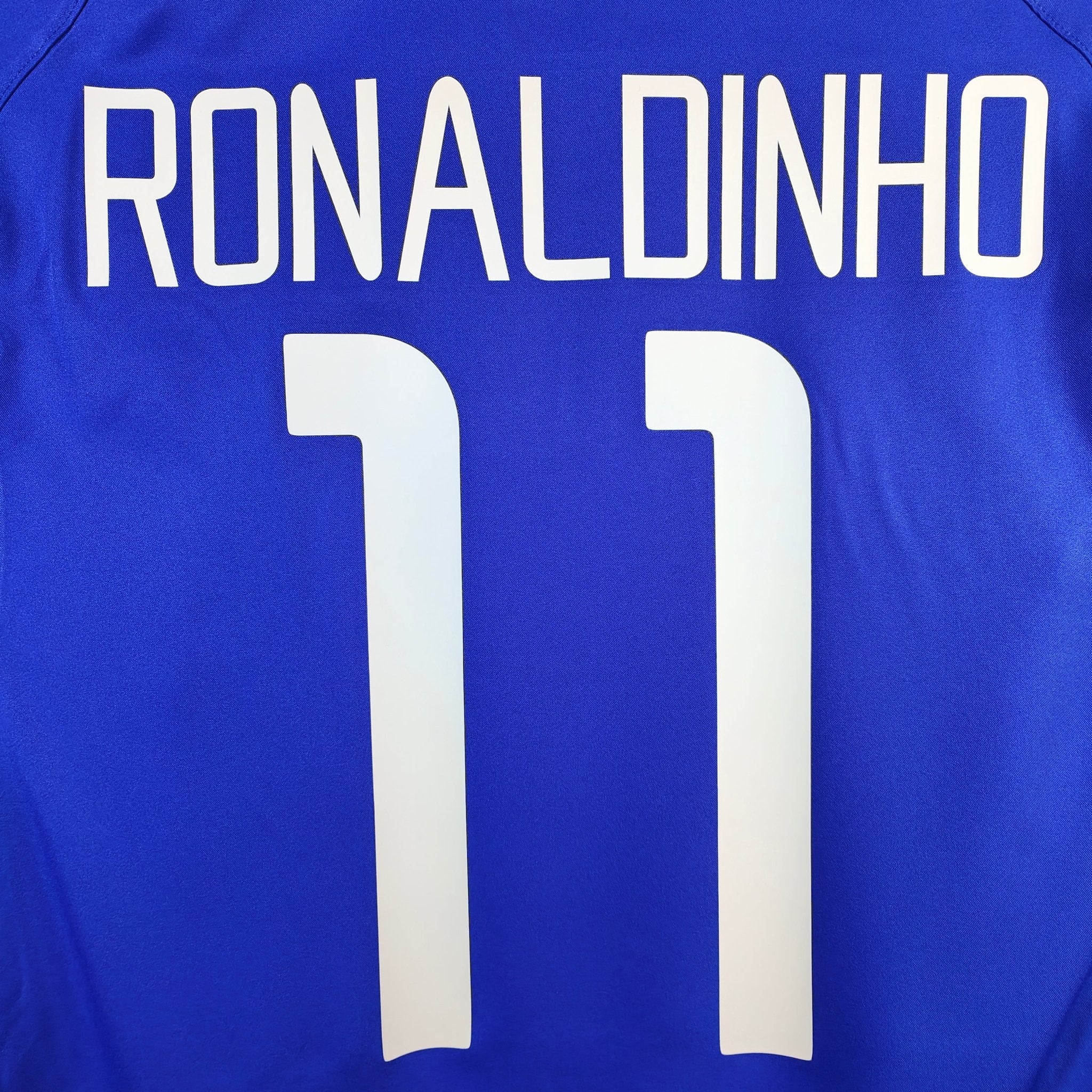 2002-04 Brazil Away Shirt Ronaldinho #11 - 9.5/10 - (L