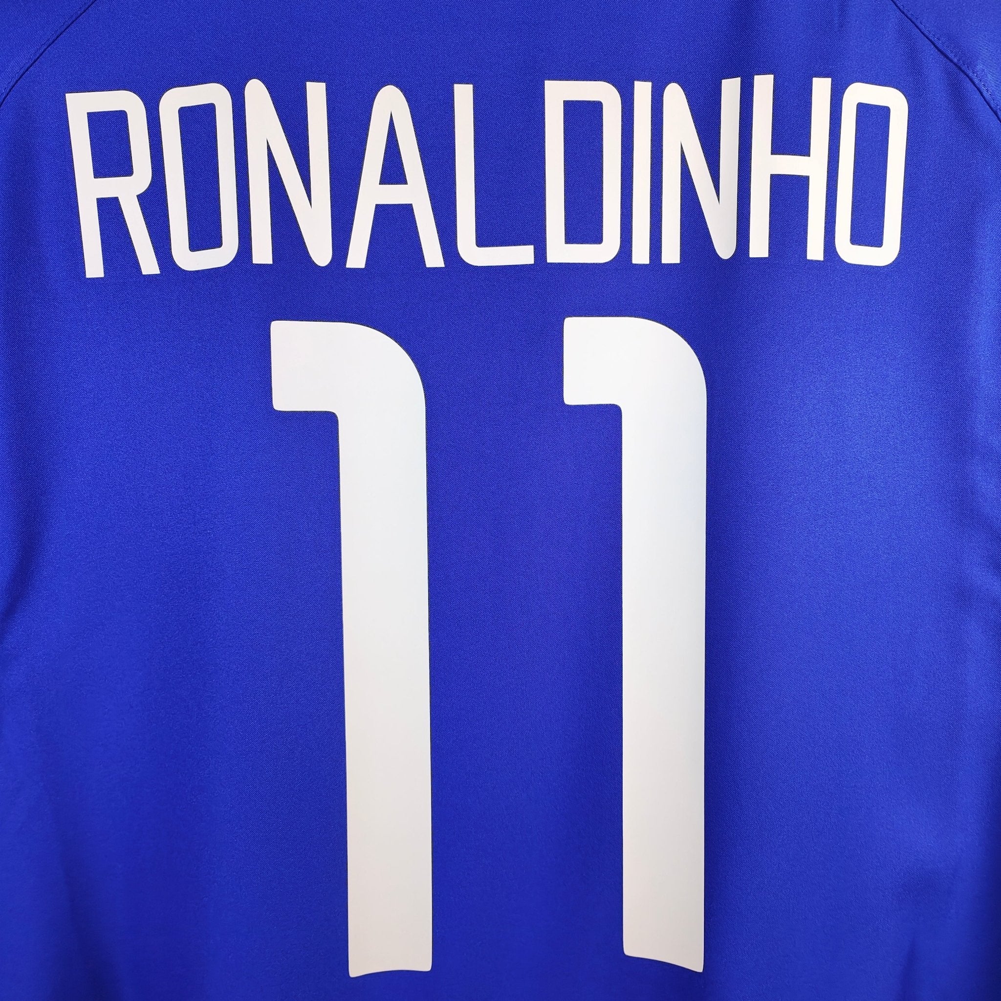 2002-04 Brazil Away Shirt Ronaldinho #11 - 9.5/10 - (XL) – 113383