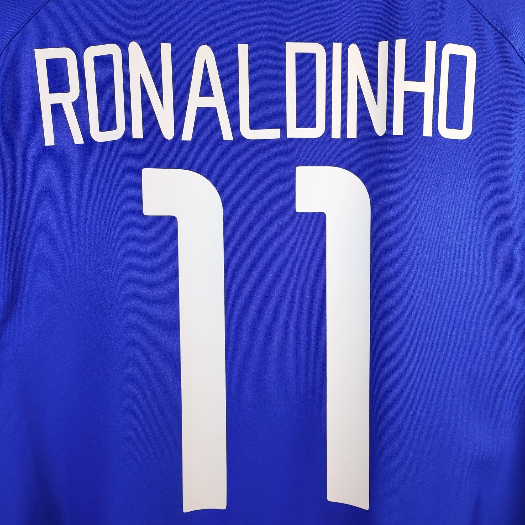 2002 - 04 Brazil Away Shirt Ronaldinho 11 - 9.5/10 - (XL) - Eternal Pitch