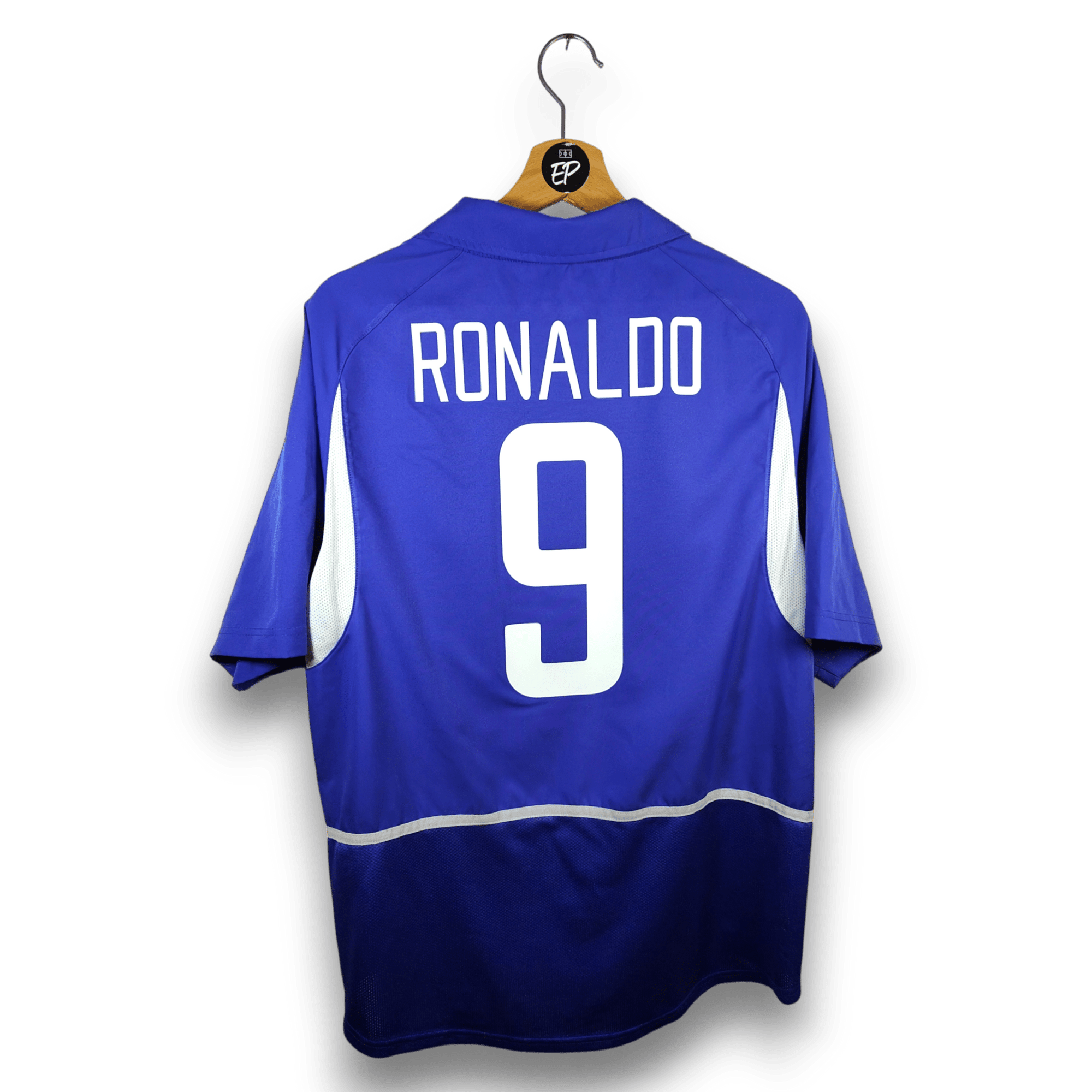2002 - 04 Brazil Away Shirt Ronaldo 9 - 9/10 - (L) - Eternal Pitch