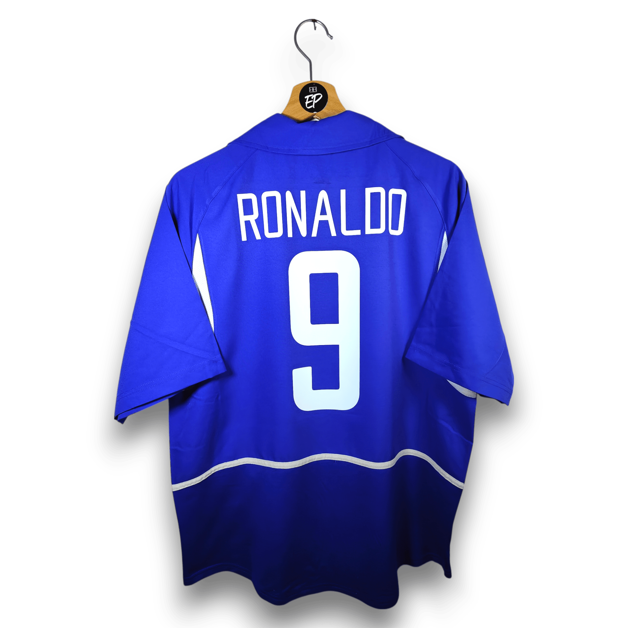 2002 - 04 Brazil Away Shirt Ronaldo 9 - 9/10 - (M) - Eternal Pitch