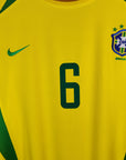2002 - 04 Brazil Home Shirt Roberto Carlos 6 - 8.5/10 - (XL) - Eternal Pitch