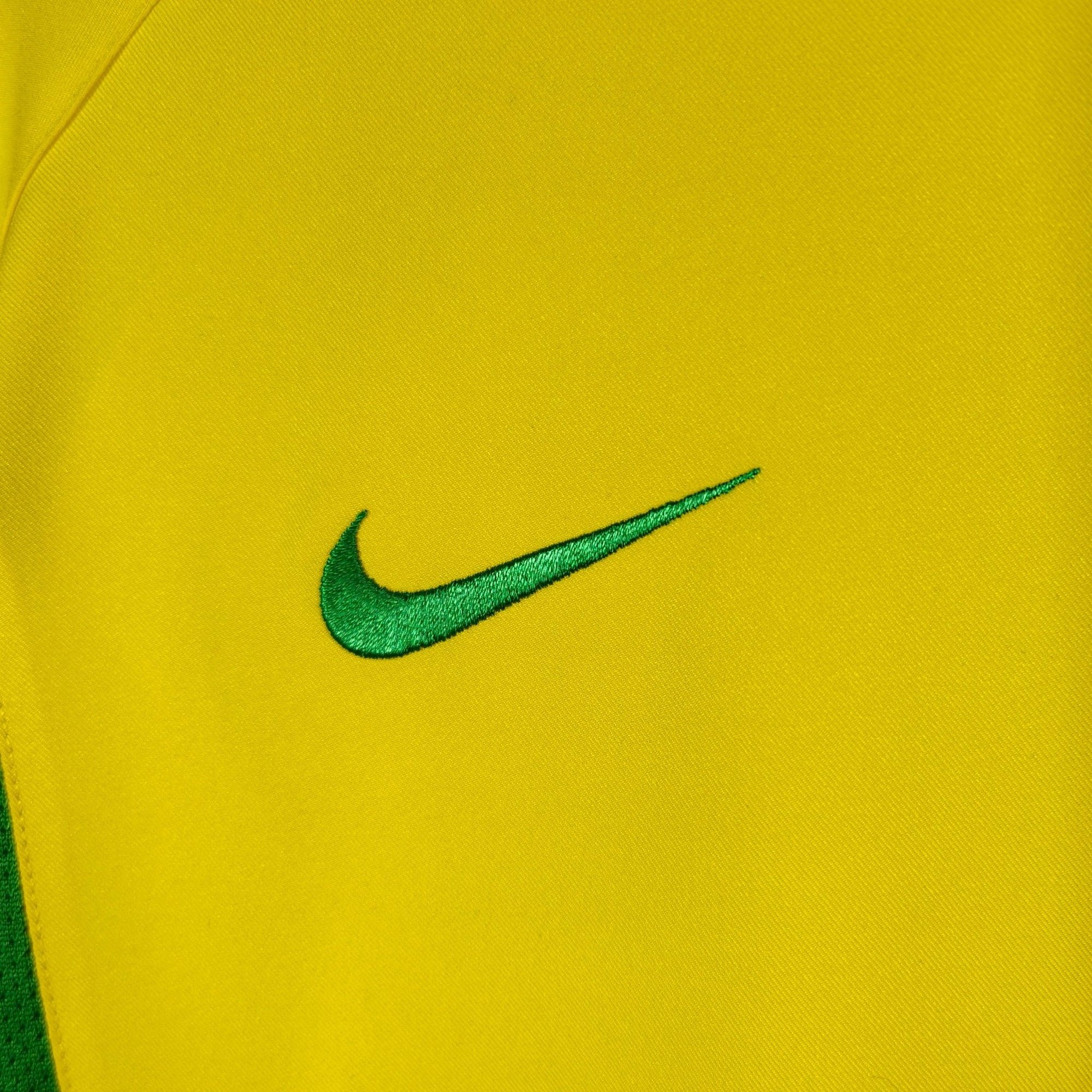 2002 - 04 Brazil Home Shirt Roberto Carlos 6 - 8.5/10 - (XL) - Eternal Pitch