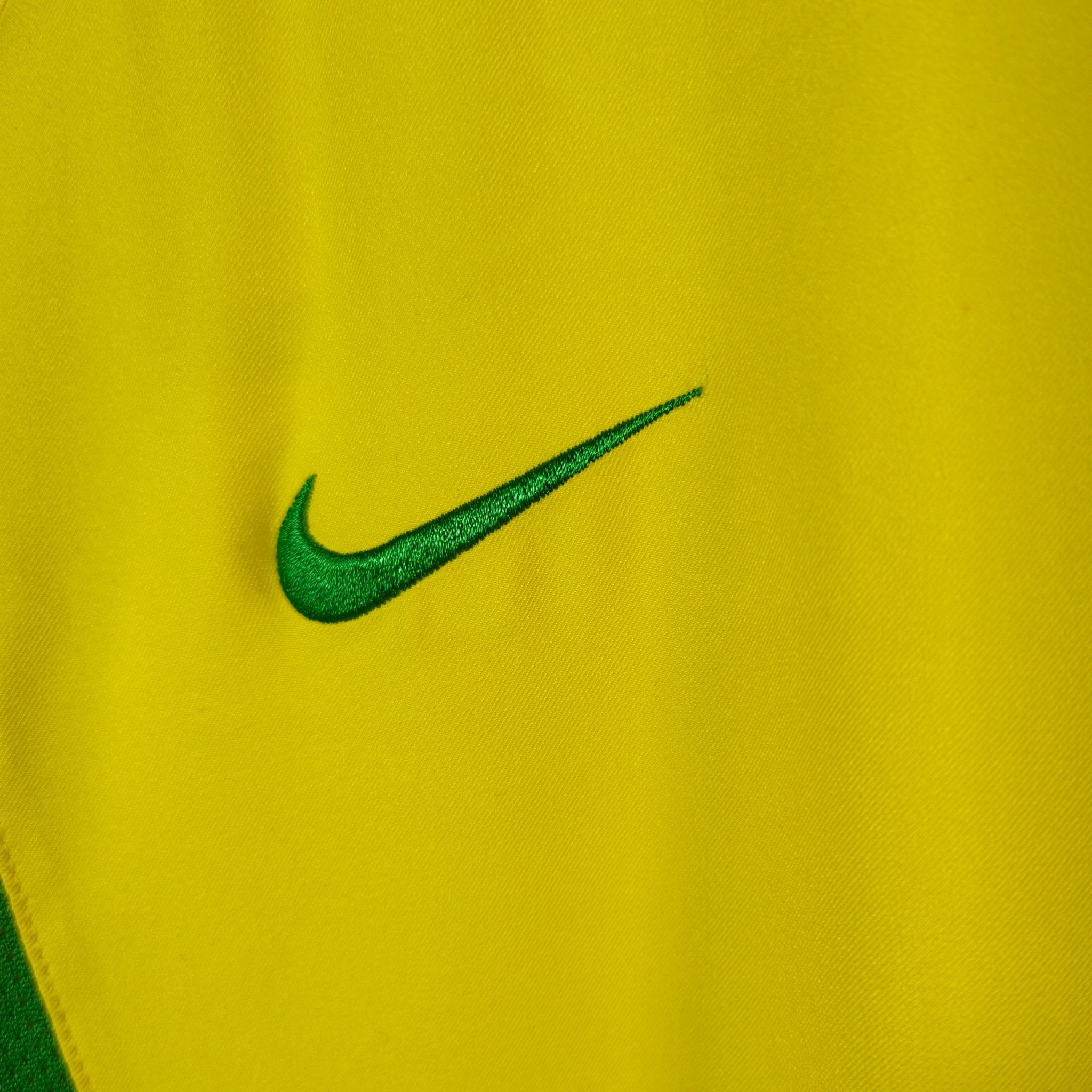 2002-04 Brazil Home Shirt Ronaldinho #11 - 8/10 - (XL) – 182265