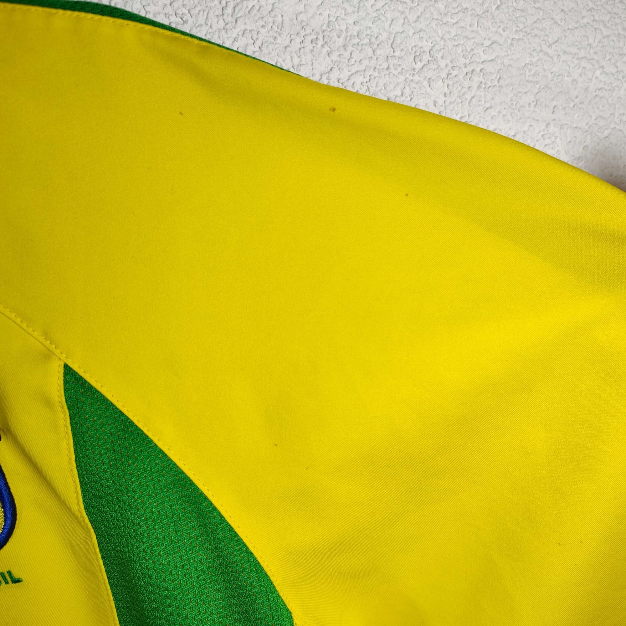 2002 - 04 Brazil Home Shirt Ronaldo 9 - 8/10 - (M) - Eternal Pitch