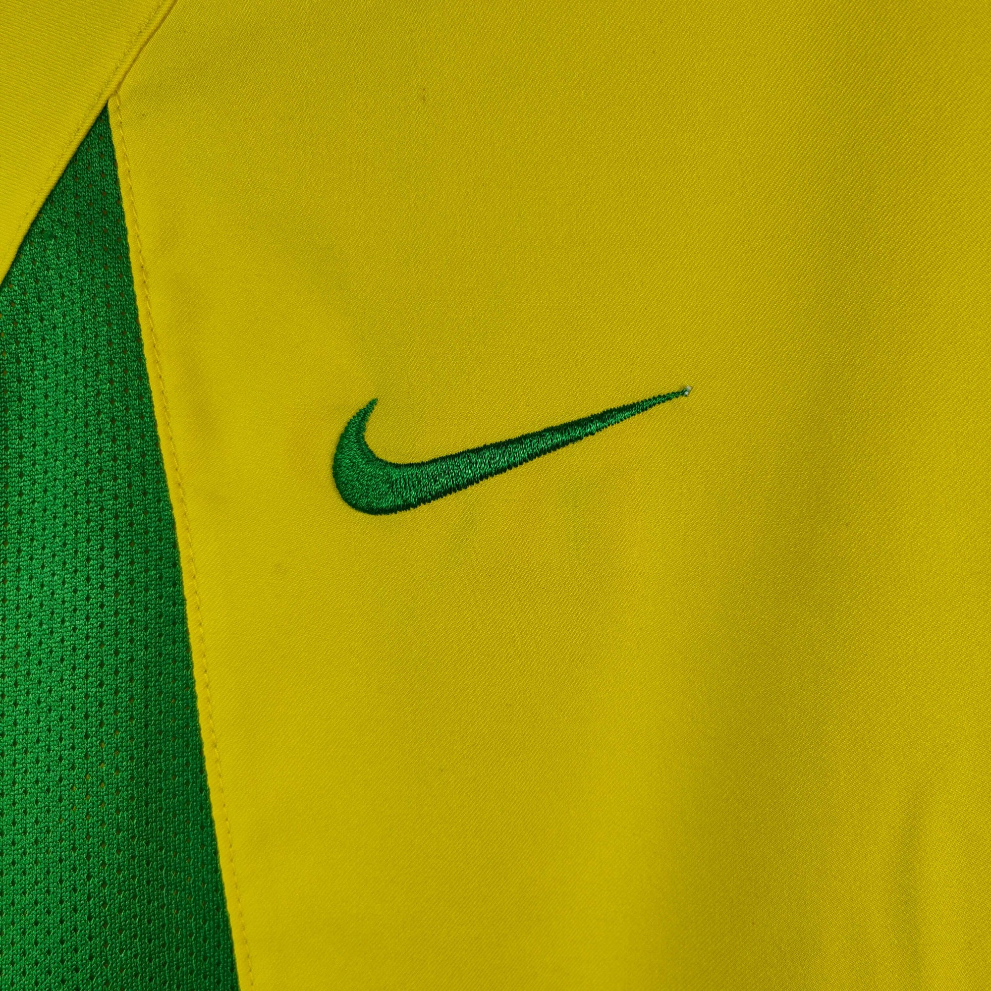 2002 - 04 Brazil Home Shirt Ronaldo 9 - 8/10 - (M) - Eternal Pitch