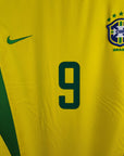 2002 - 04 Brazil Home Shirt Ronaldo 9 - 8/10 - (M) - Eternal Pitch