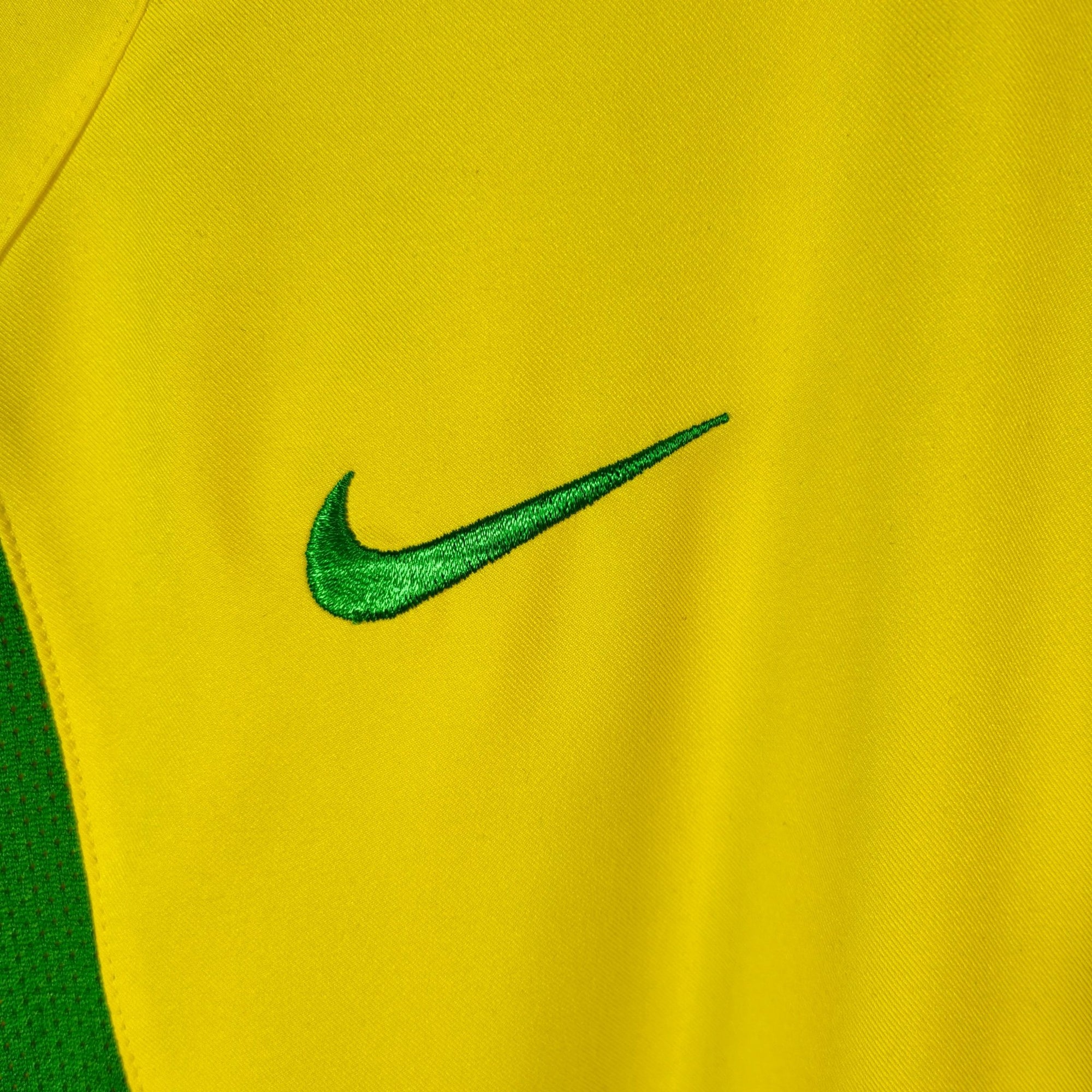 2002 - 04 Brazil Home Shirt Ronaldo 9 - 9.5/10 - (XL) - Eternal Pitch