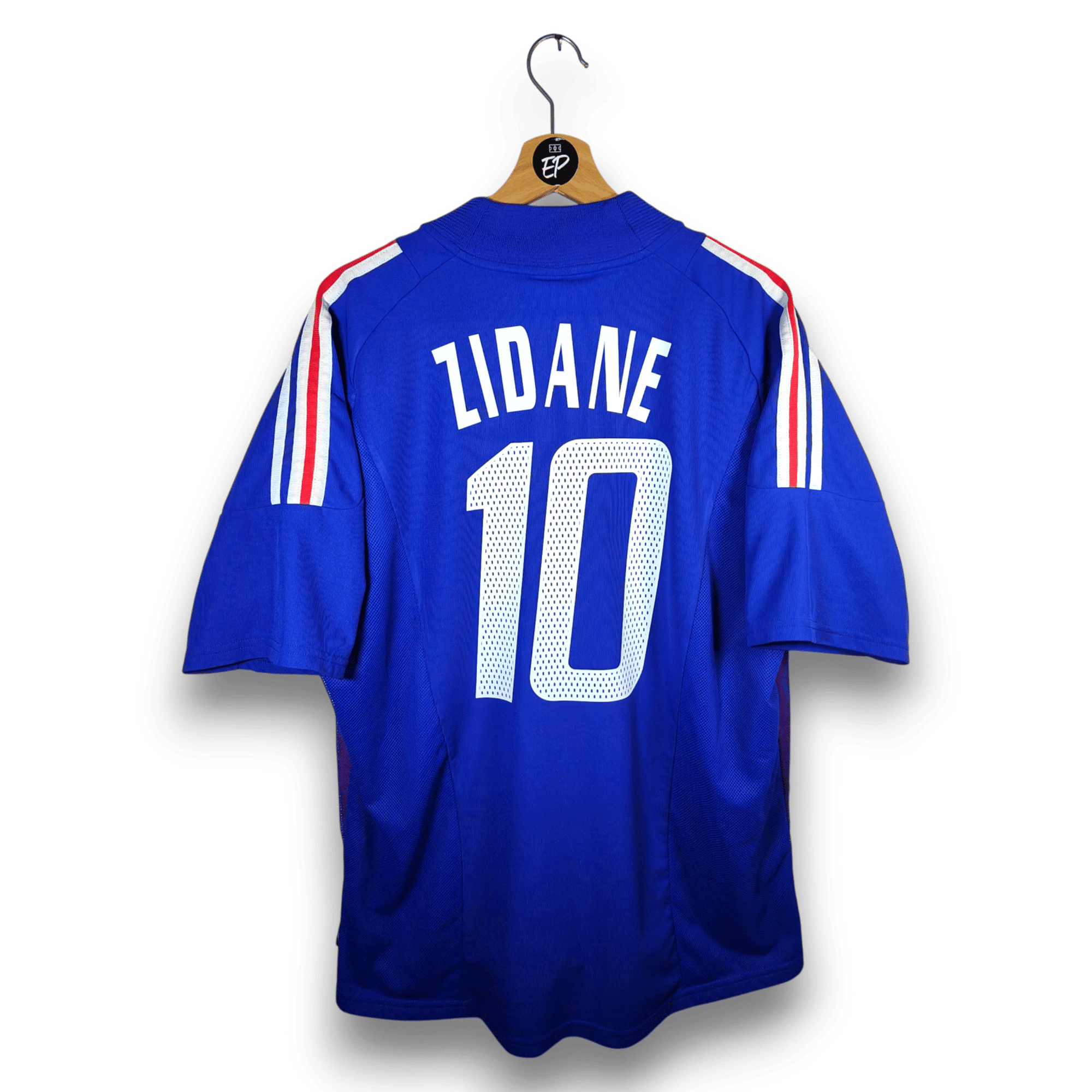 2002 - 04 France Home Shirt Zidane 10 - 8.5/10 - (XL) - Eternal Pitch