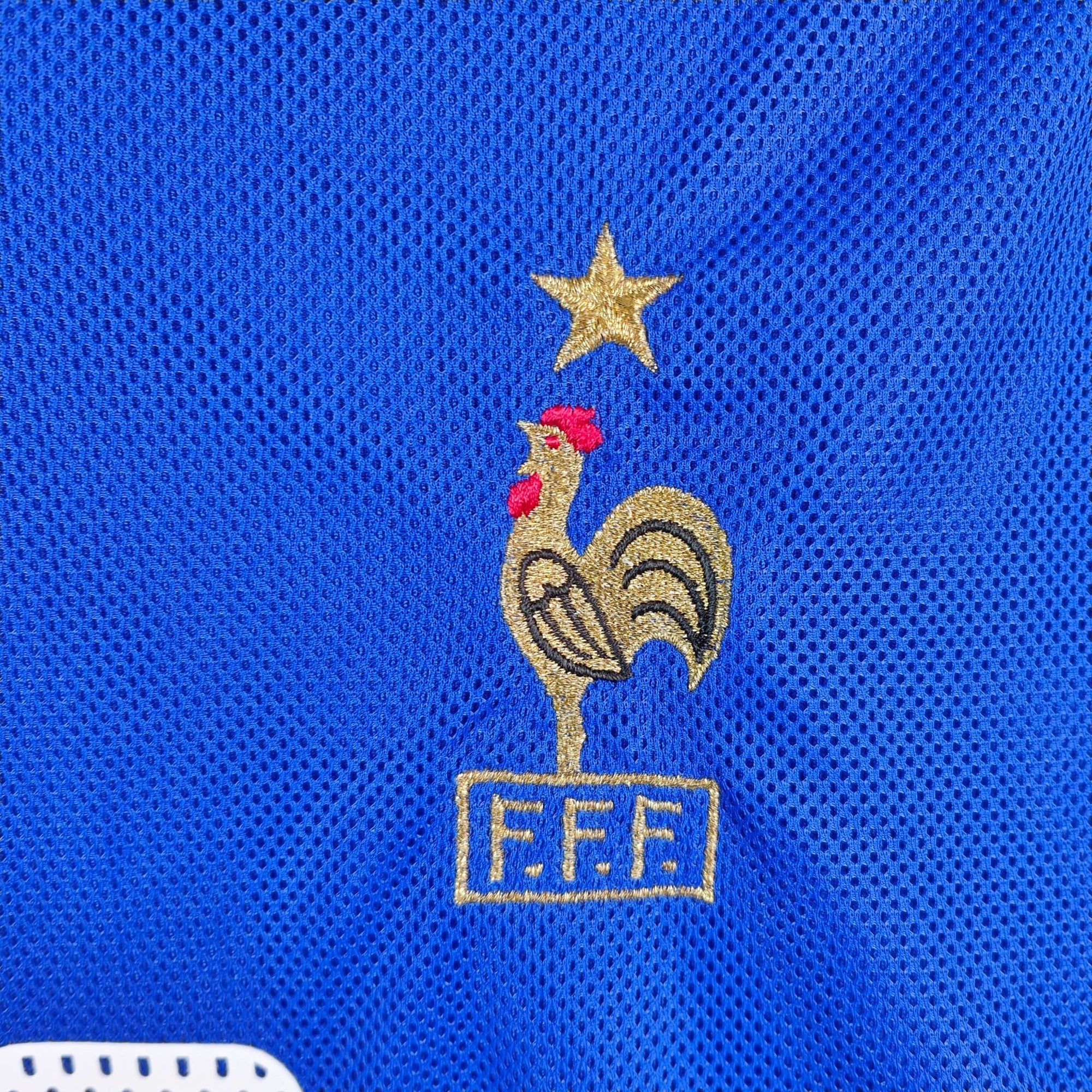 2002 - 04 France Home Shirt Zidane 10 - 8.5/10 - (XL) - Eternal Pitch