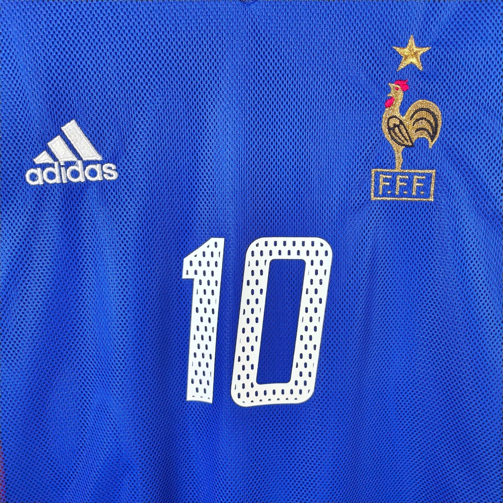 2002 - 04 France Home Shirt Zidane 10 - 9/10 - (XL) - Eternal Pitch