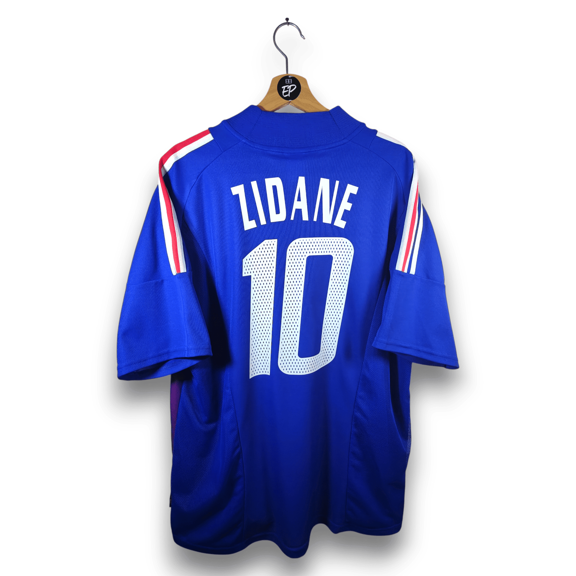 2002 - 04 France Home Shirt Zidane 10 - 9/10 - (XL) - Eternal Pitch