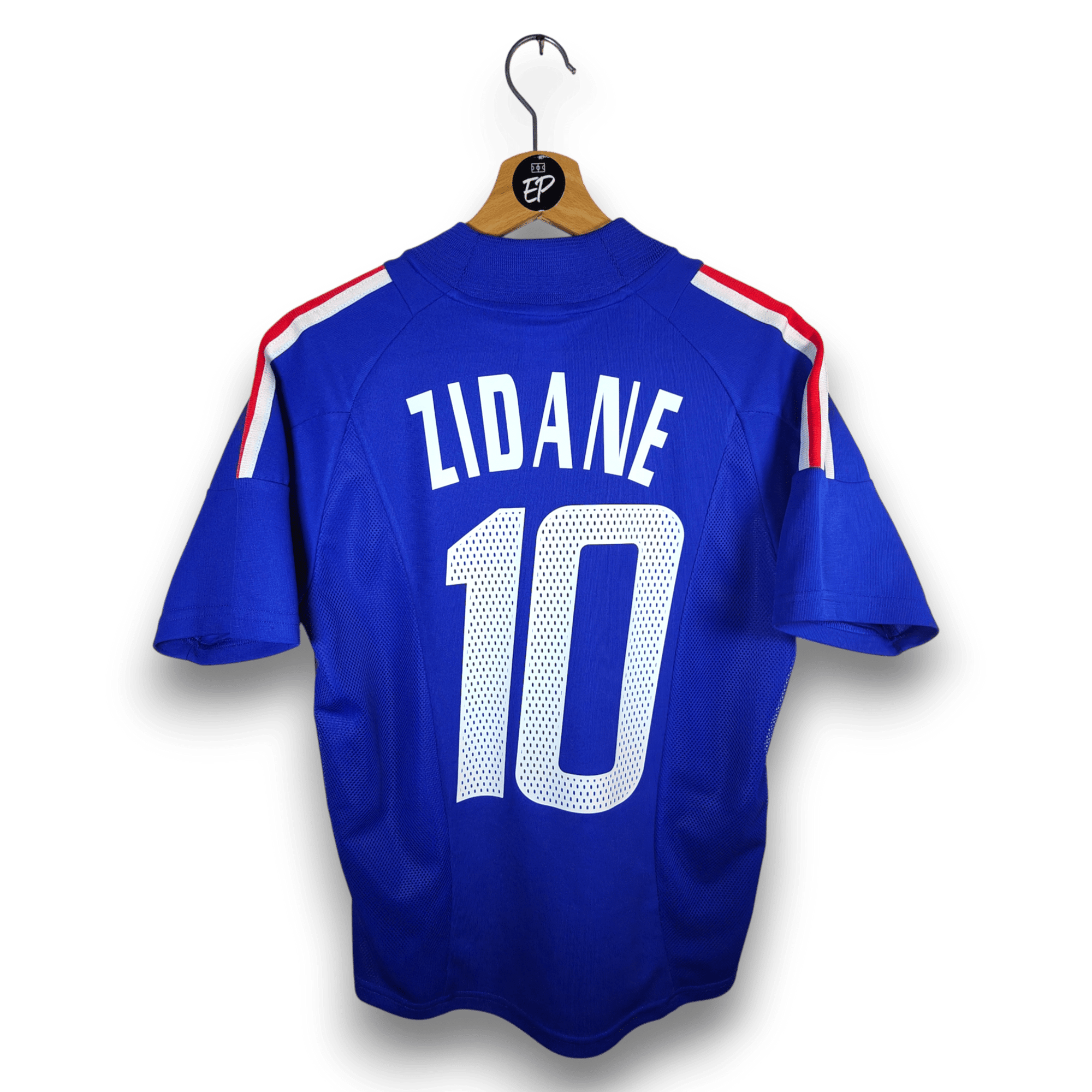 2002 - 04 France Home Shirt Zidane 10 - 9.5/10 - (XS) - Eternal Pitch