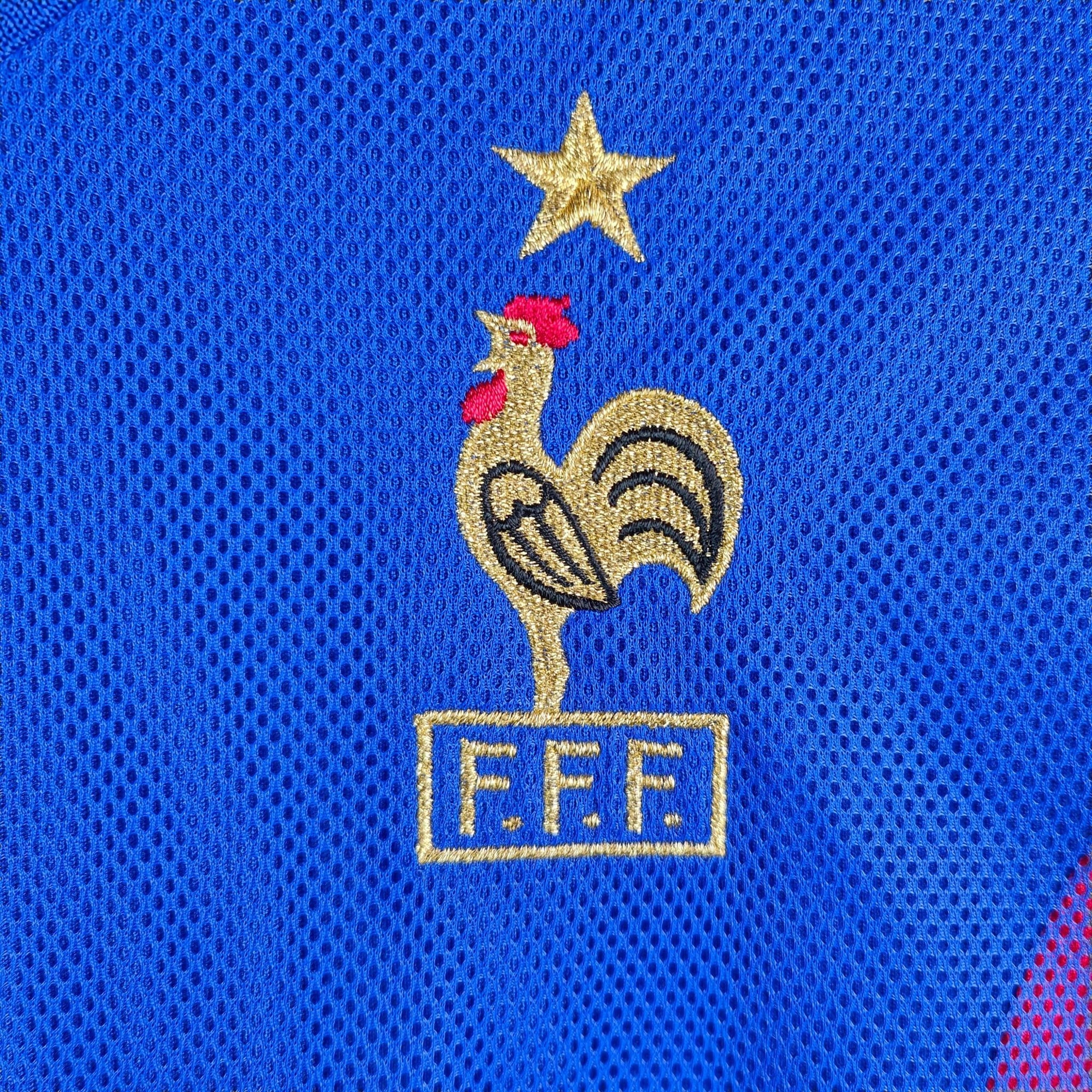 2002 - 04 France Home Shirt Zidane 10 - 9.5/10 - (XS) - Eternal Pitch