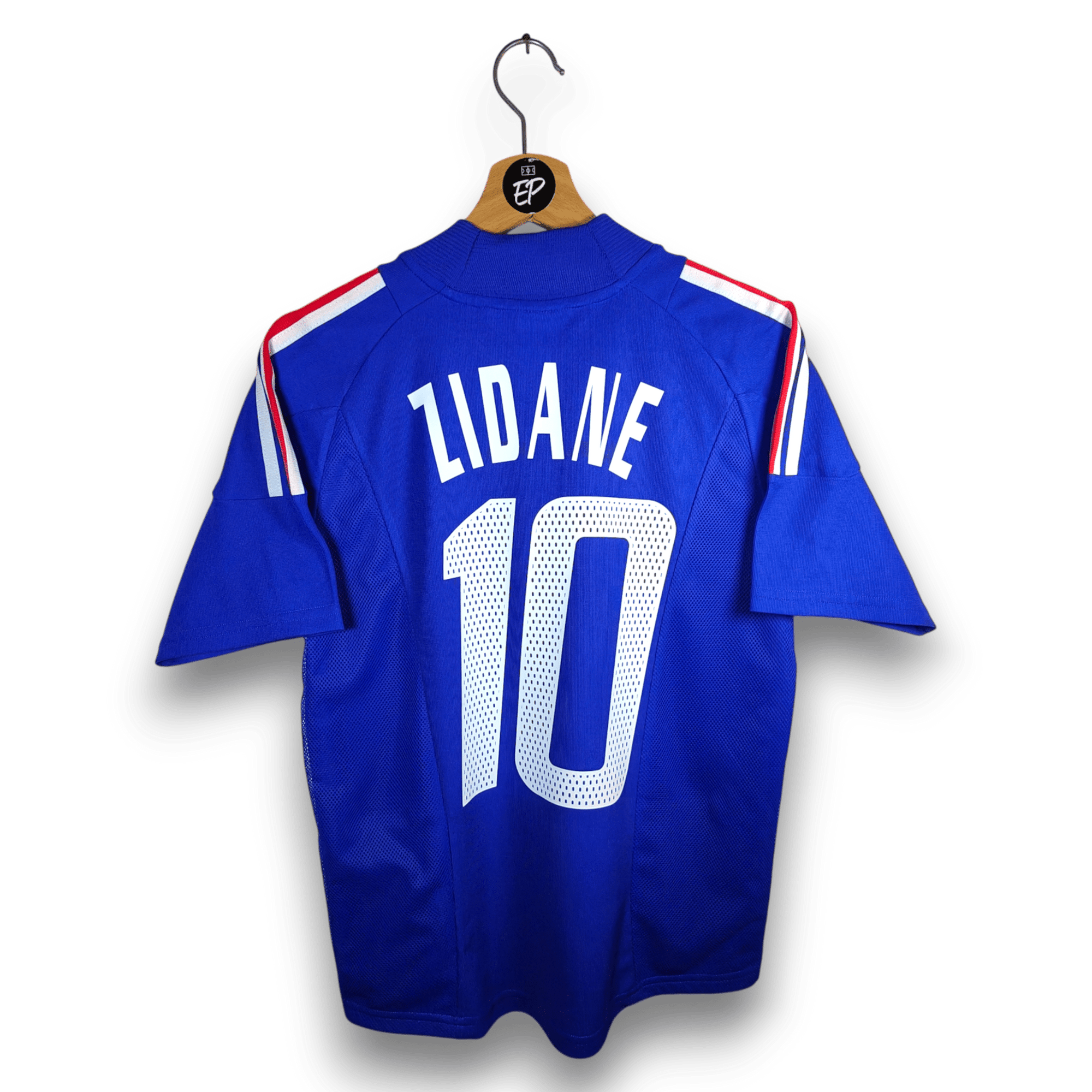 2002 - 04 France Home Shirt Zidane 10 - 9.5/10 - (XS) - Eternal Pitch