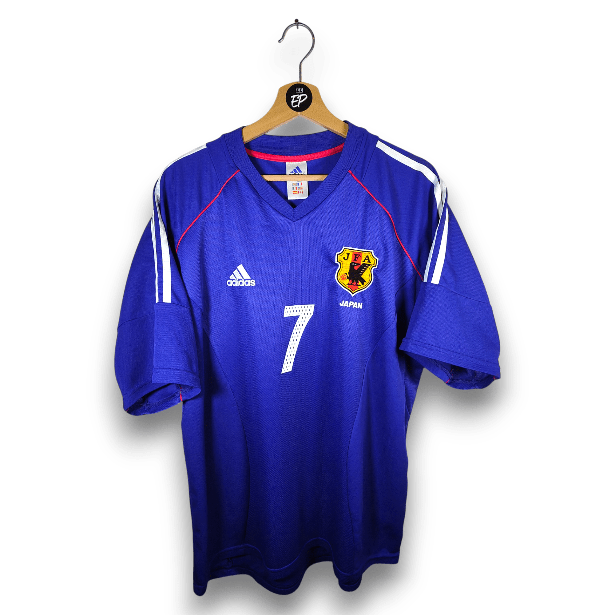 2002 - 04 Japan Home Shirt Nakata 7 - 8/10 - (L) - Eternal Pitch