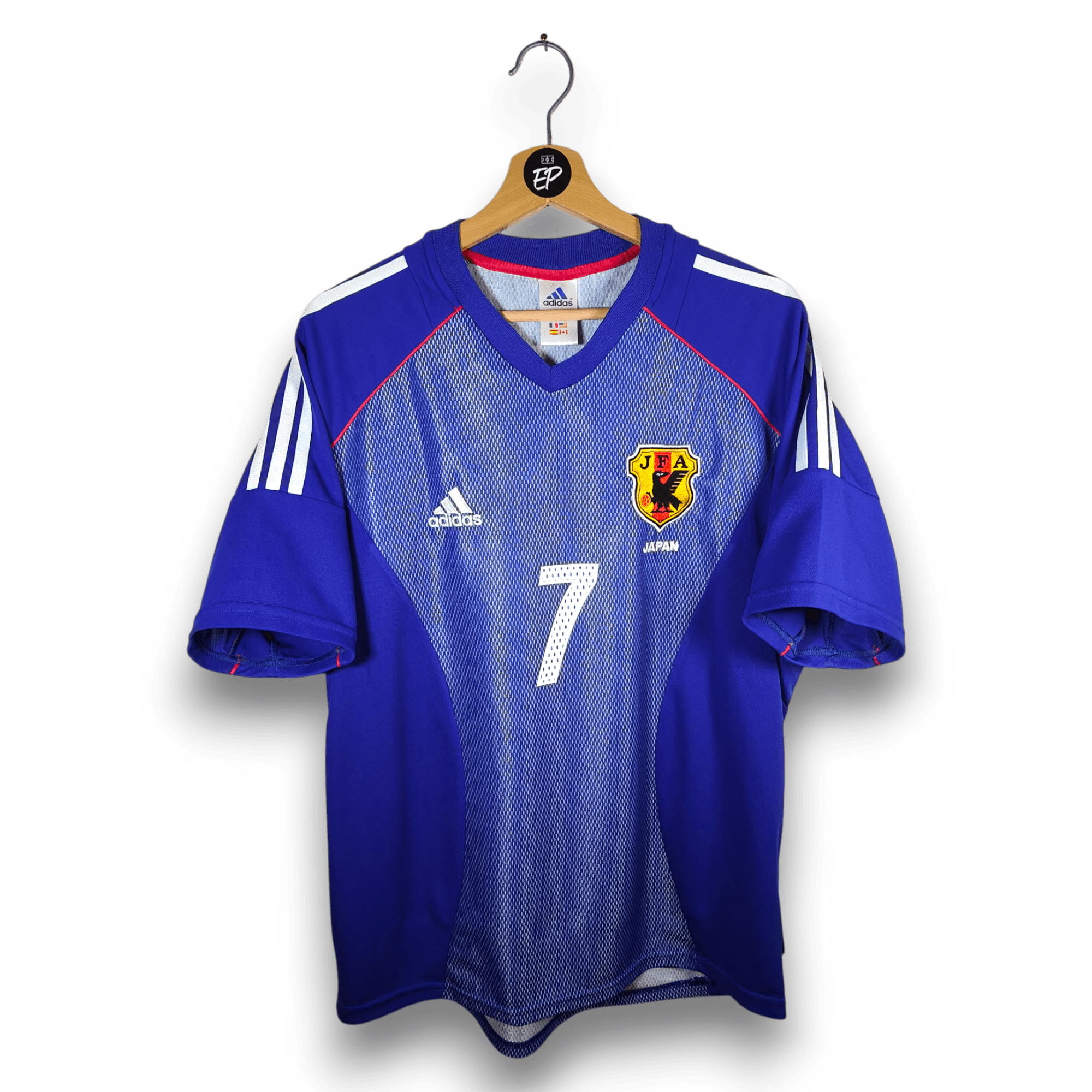 2002 - 04 Japan Home Shirt Nakata 7 - 9.5/10 - (M) - Eternal Pitch