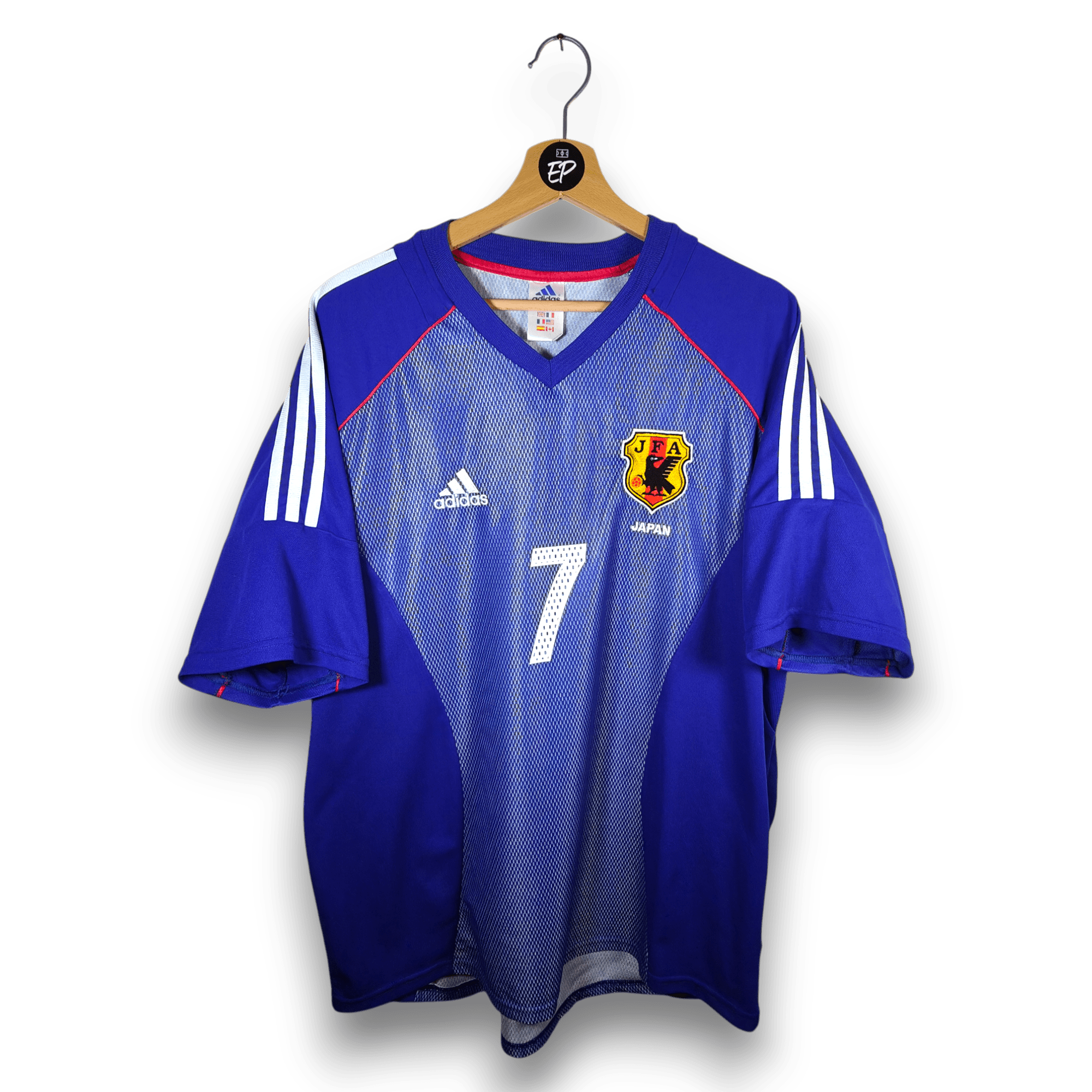 2002 - 04 Japan Home Shirt Nakata 7 - 9.5/10 - (XL) - Eternal Pitch